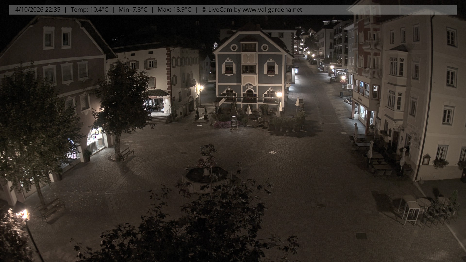 Archiv Foto Webcam St. Ulrich: Dorfzentrum
