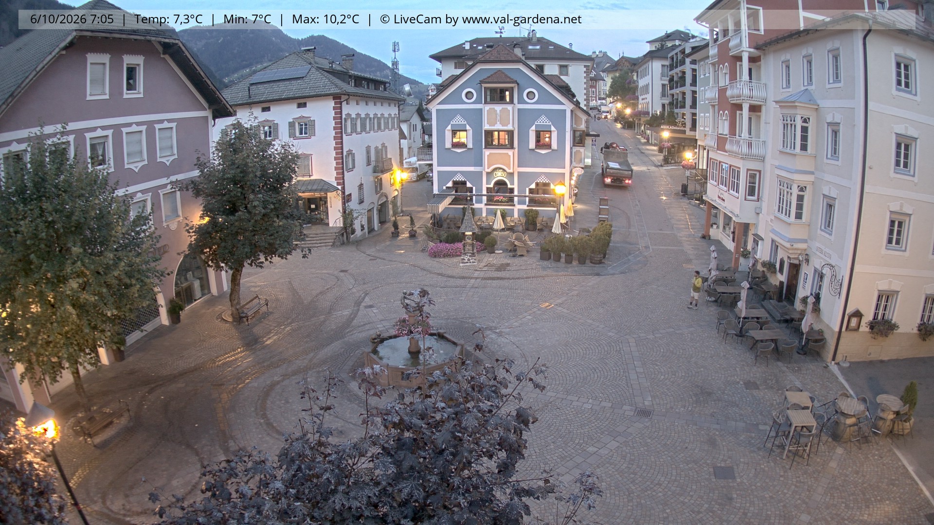 Archiv Foto Webcam St. Ulrich: Dorfzentrum