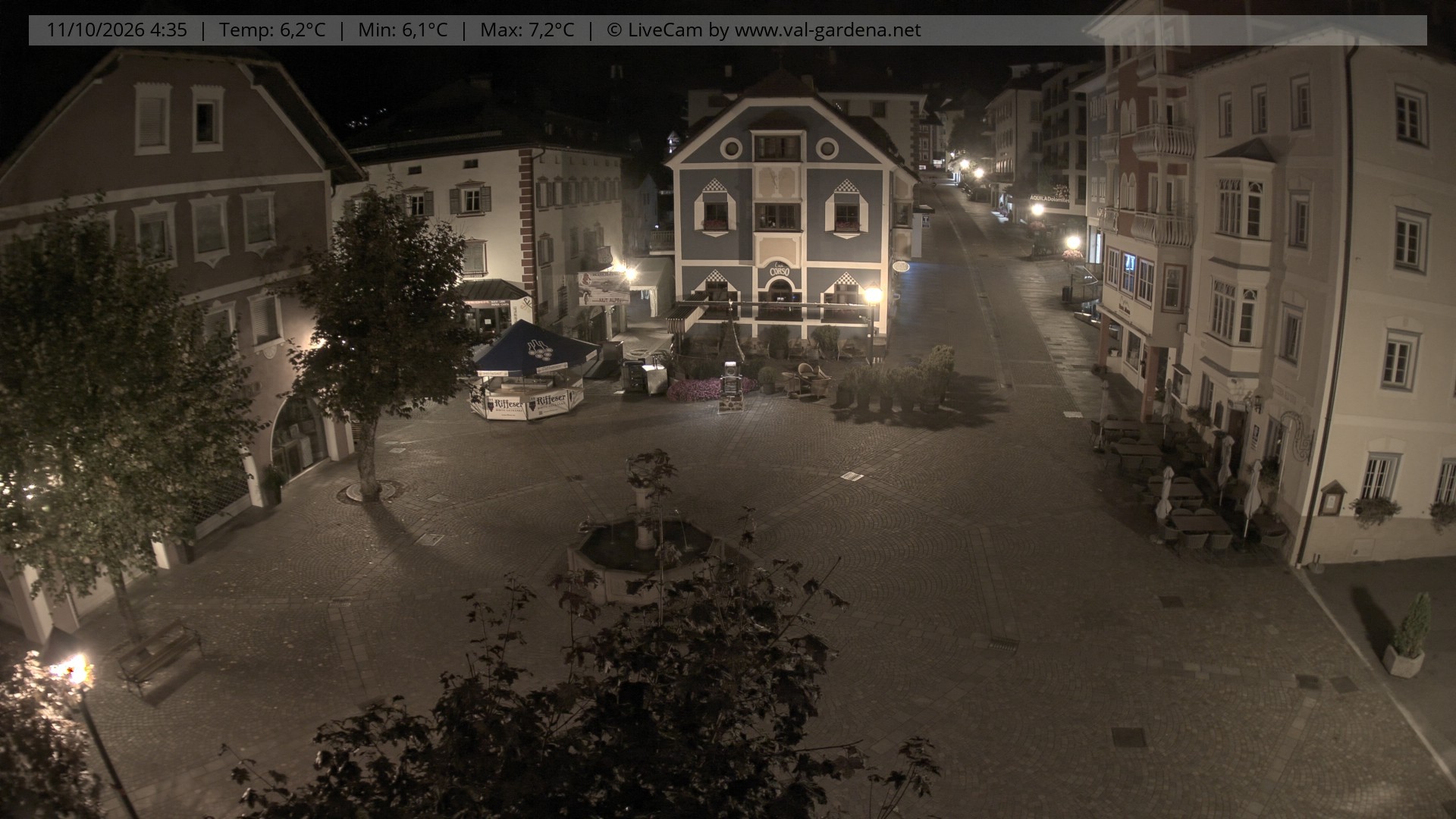 Archiv Foto Webcam St. Ulrich: Dorfzentrum