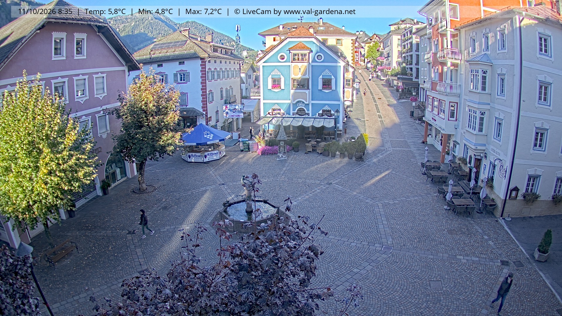 Archiv Foto Webcam St. Ulrich: Dorfzentrum