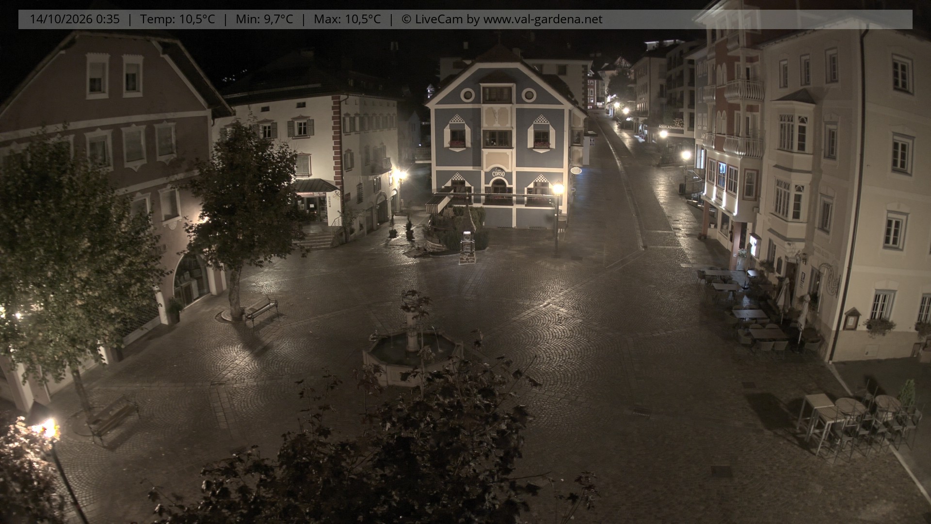 Archiv Foto Webcam St. Ulrich: Dorfzentrum