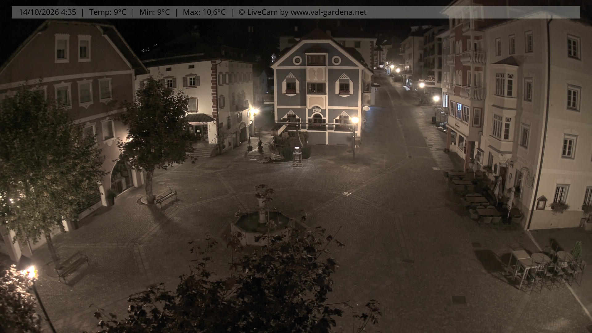 Archiv Foto Webcam St. Ulrich: Dorfzentrum
