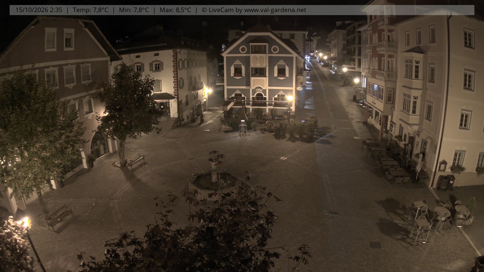 Archiv Foto Webcam St. Ulrich: Dorfzentrum