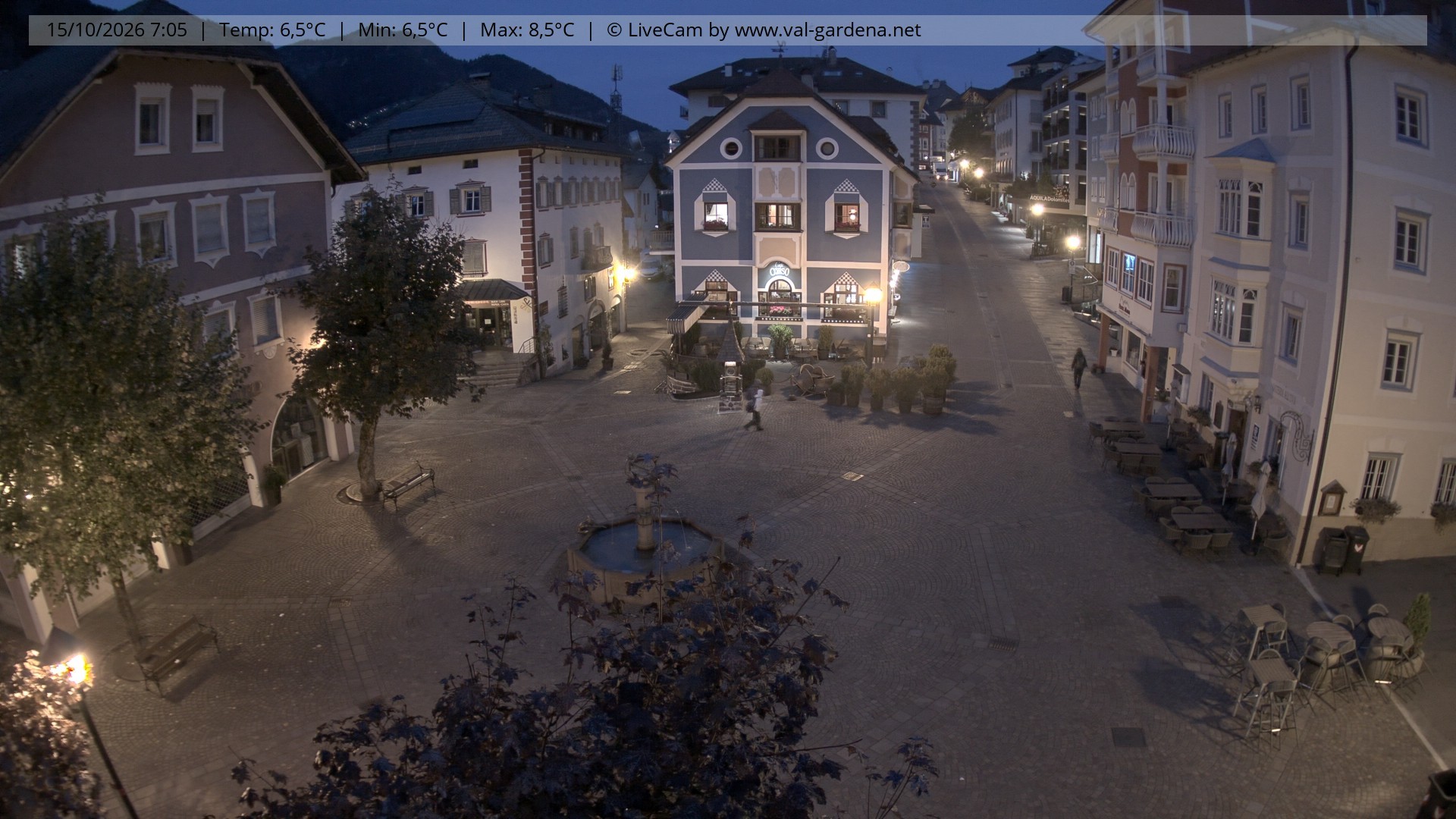 Archiv Foto Webcam St. Ulrich: Dorfzentrum