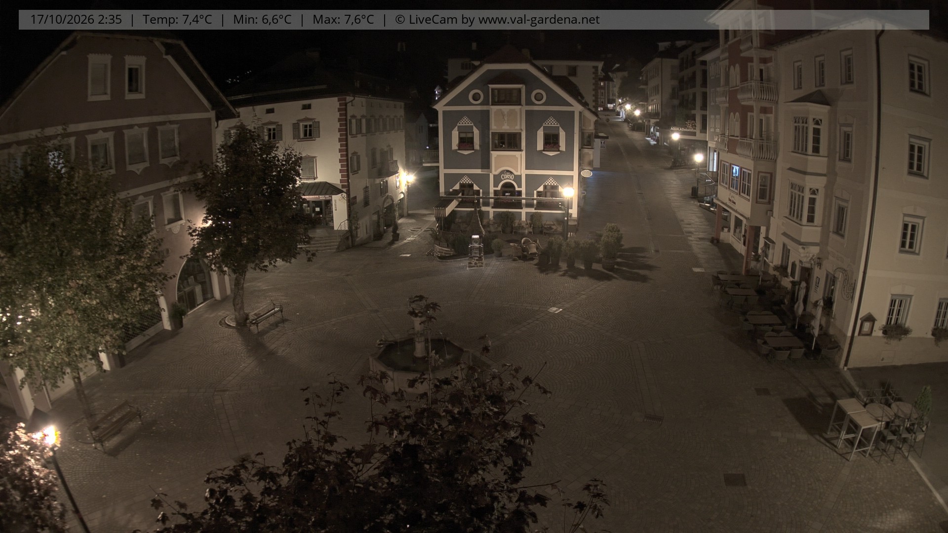 Archiv Foto Webcam St. Ulrich: Dorfzentrum