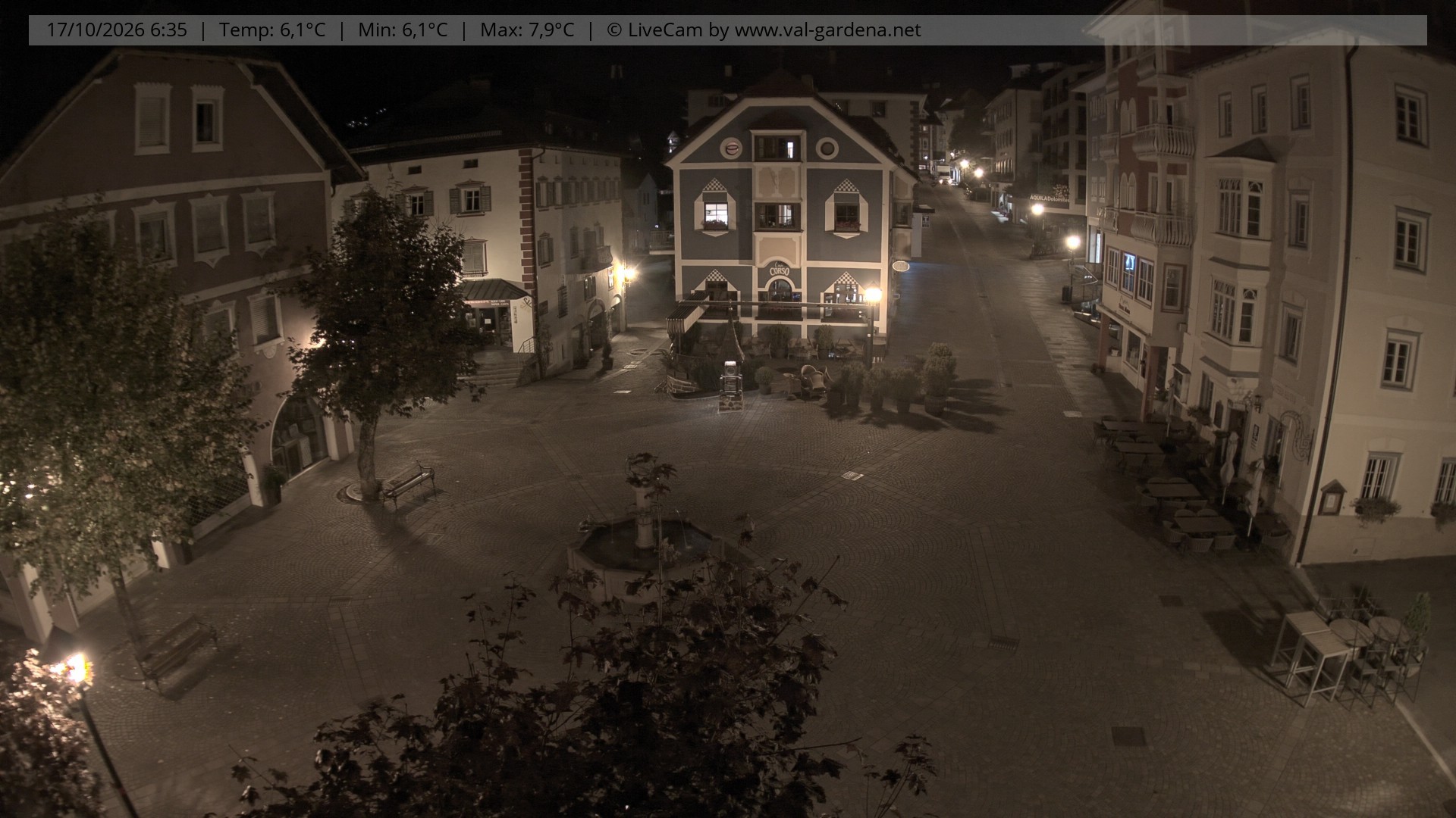 Archiv Foto Webcam St. Ulrich: Dorfzentrum