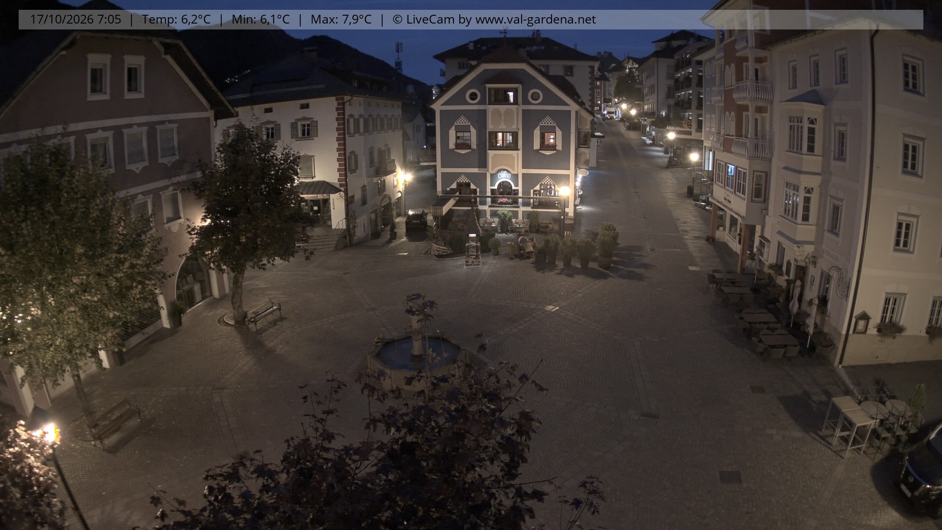 Archiv Foto Webcam St. Ulrich: Dorfzentrum