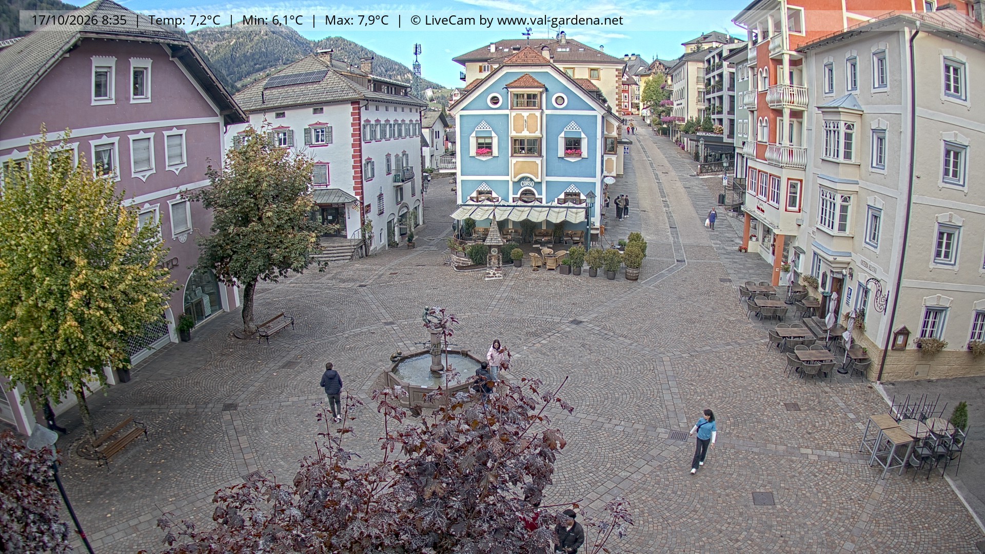 Archiv Foto Webcam St. Ulrich: Dorfzentrum
