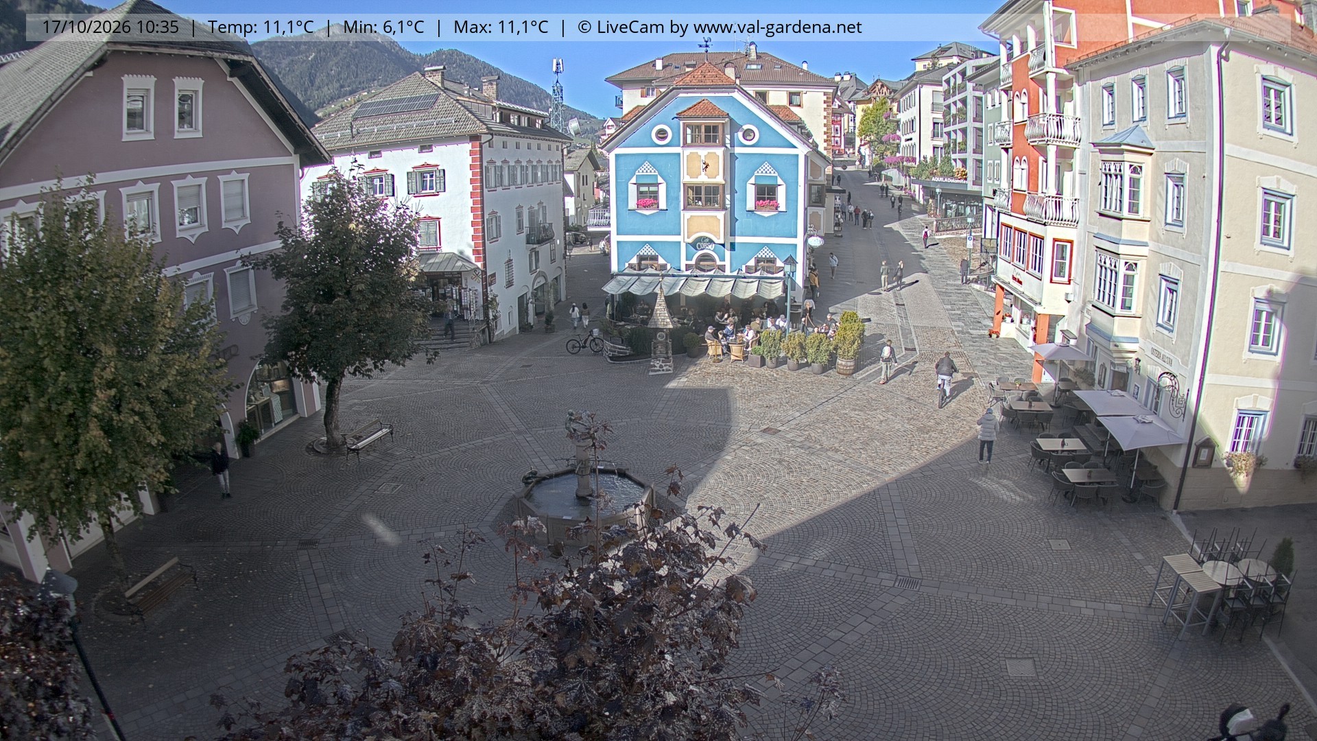 Archiv Foto Webcam St. Ulrich: Dorfzentrum
