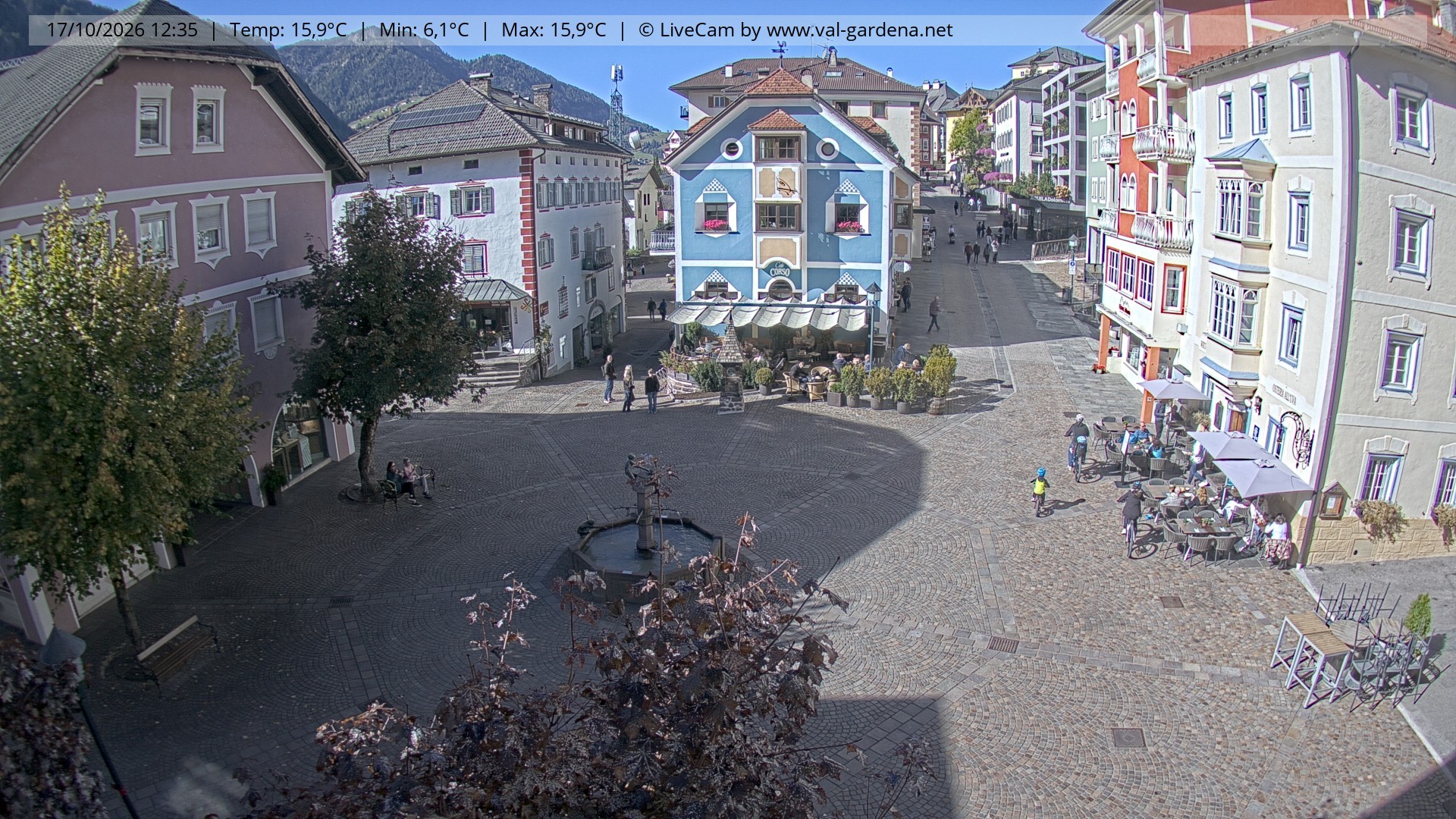 Archiv Foto Webcam St. Ulrich: Dorfzentrum