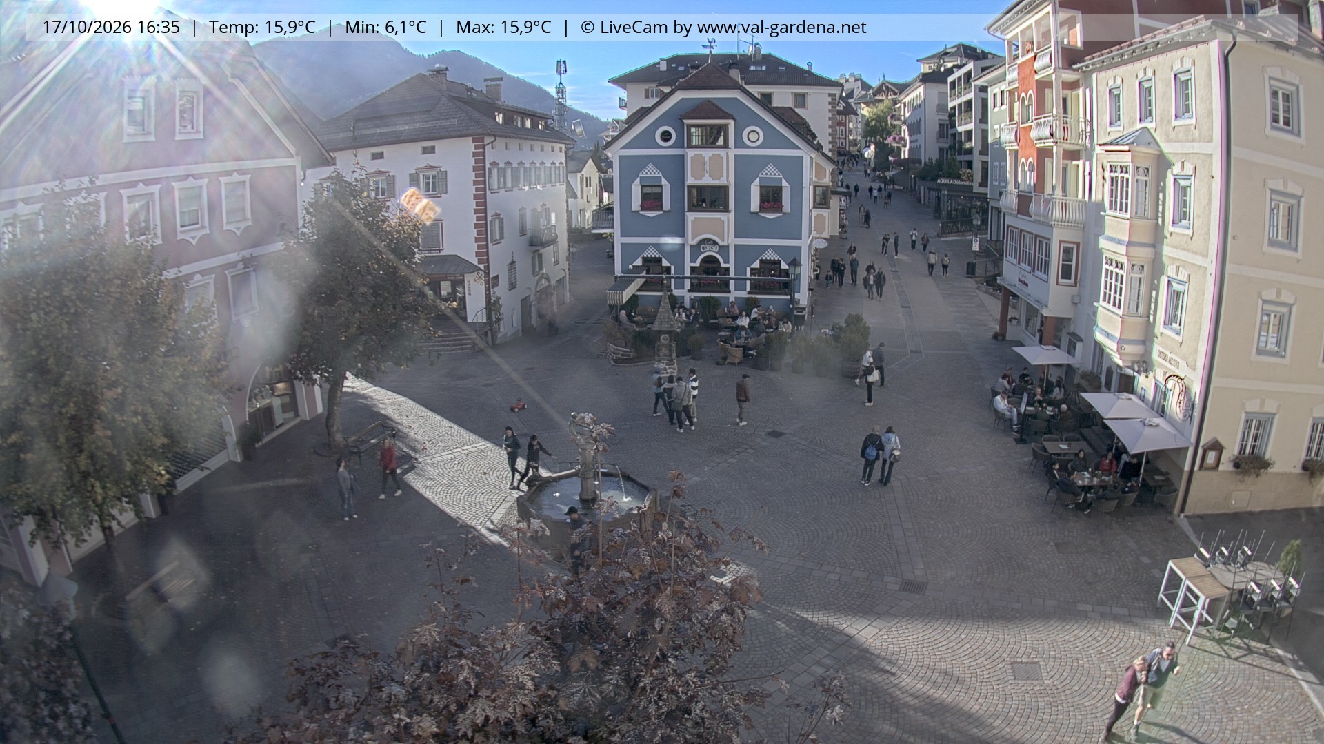 Archiv Foto Webcam St. Ulrich: Dorfzentrum