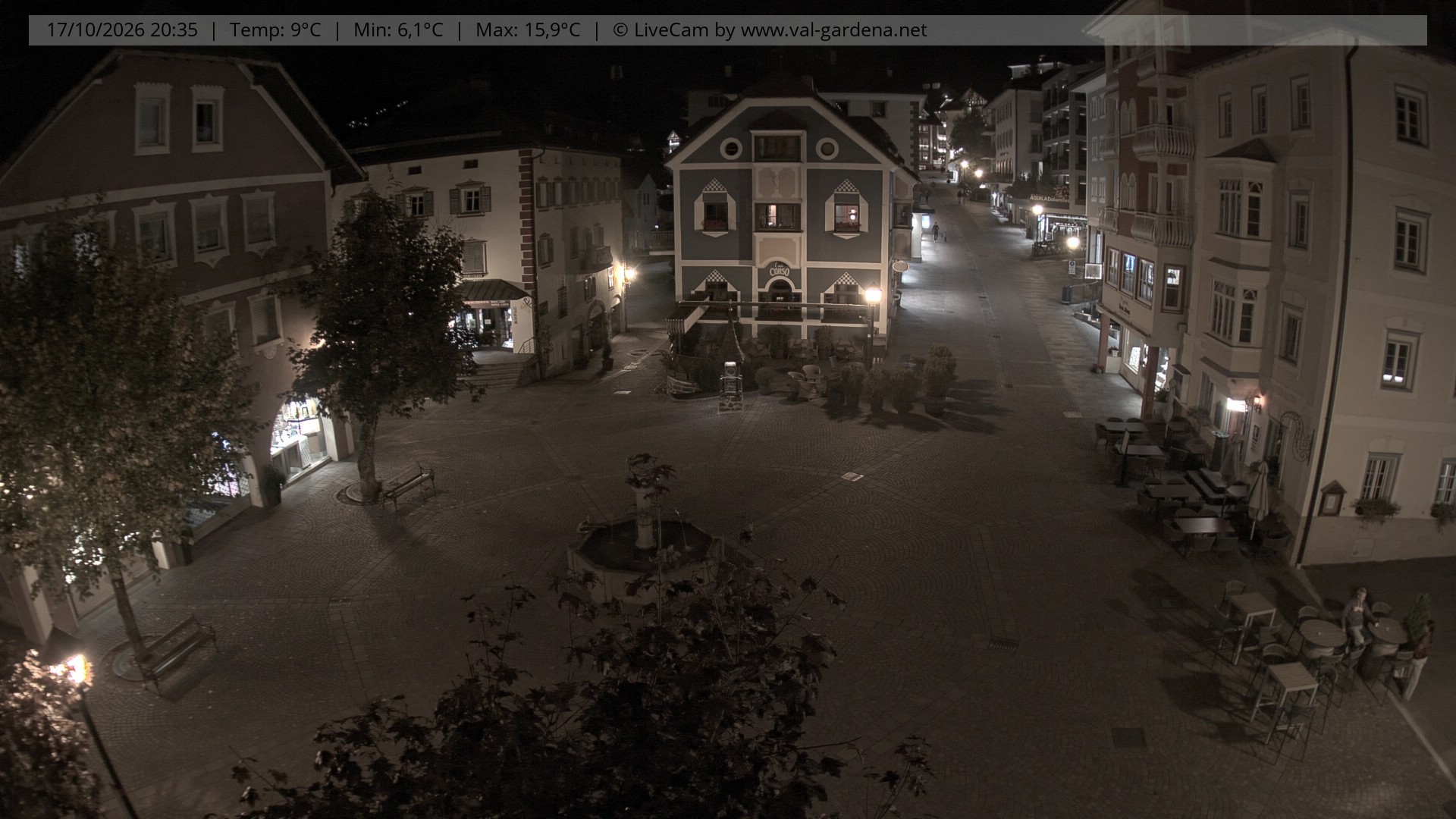 Archiv Foto Webcam St. Ulrich: Dorfzentrum