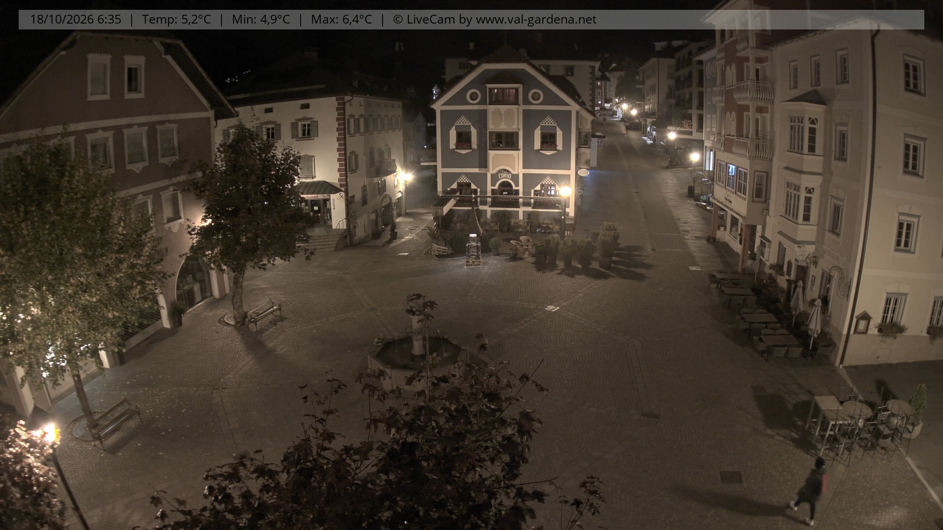 Archiv Foto Webcam St. Ulrich: Dorfzentrum