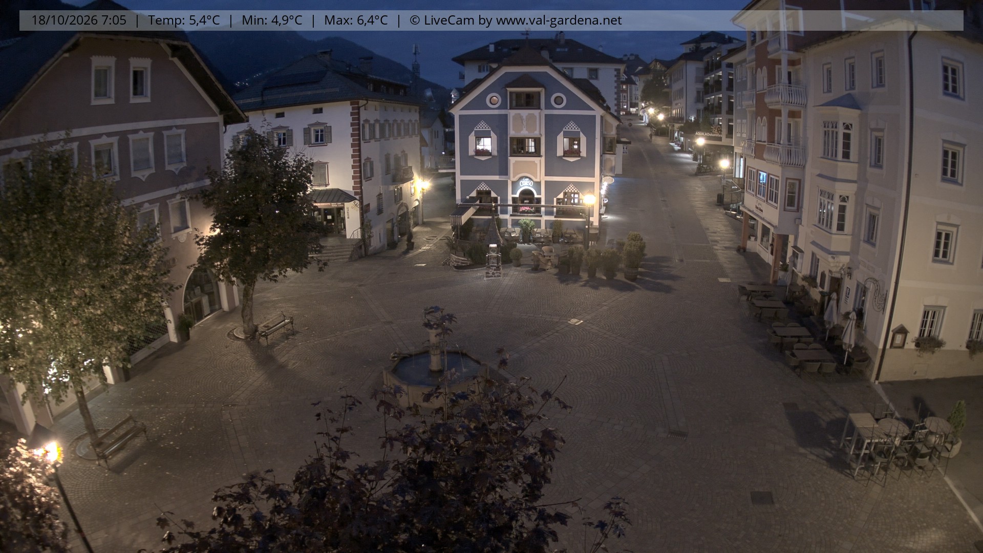 Archiv Foto Webcam St. Ulrich: Dorfzentrum