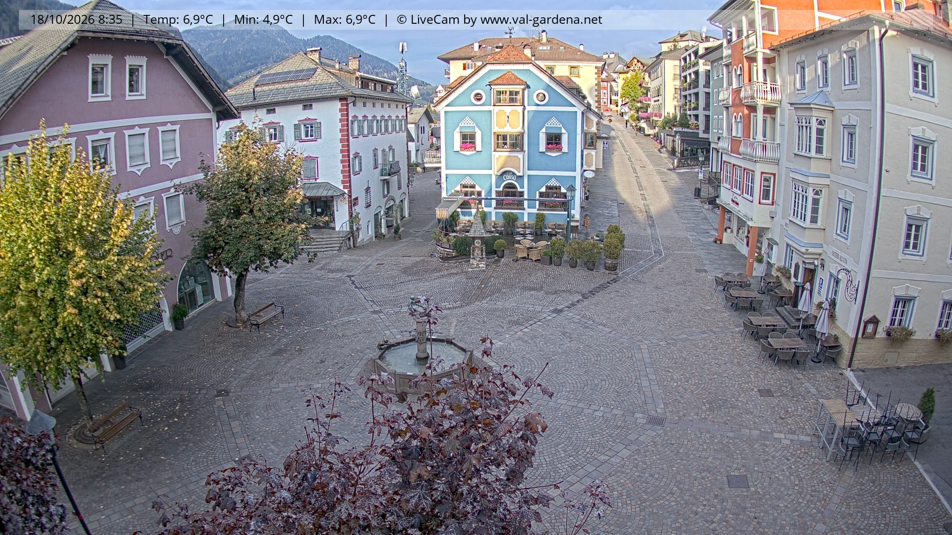 Archiv Foto Webcam St. Ulrich: Dorfzentrum