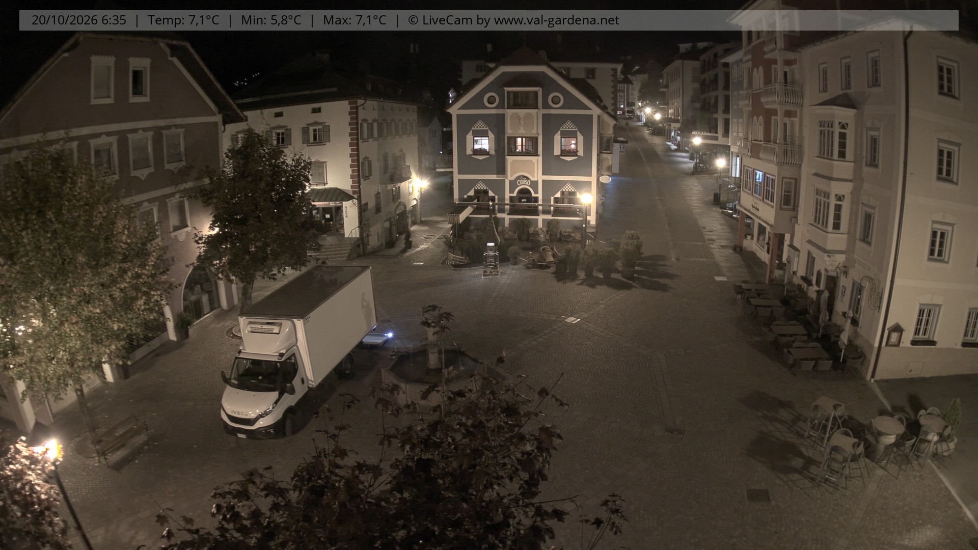 Archiv Foto Webcam St. Ulrich: Dorfzentrum