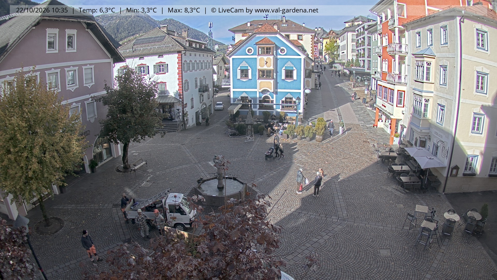 Archiv Foto Webcam St. Ulrich: Dorfzentrum