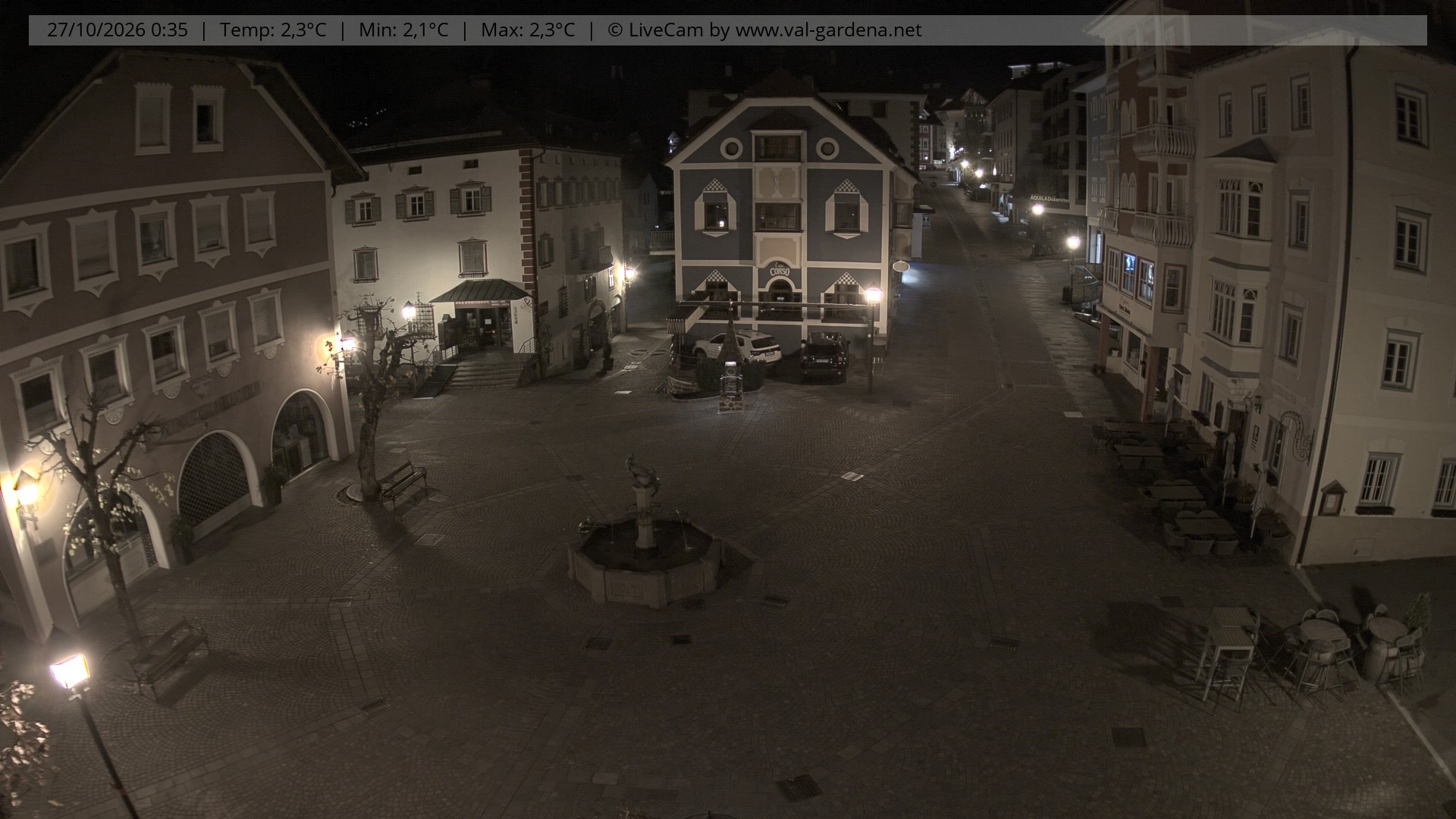 Archiv Foto Webcam St. Ulrich: Dorfzentrum