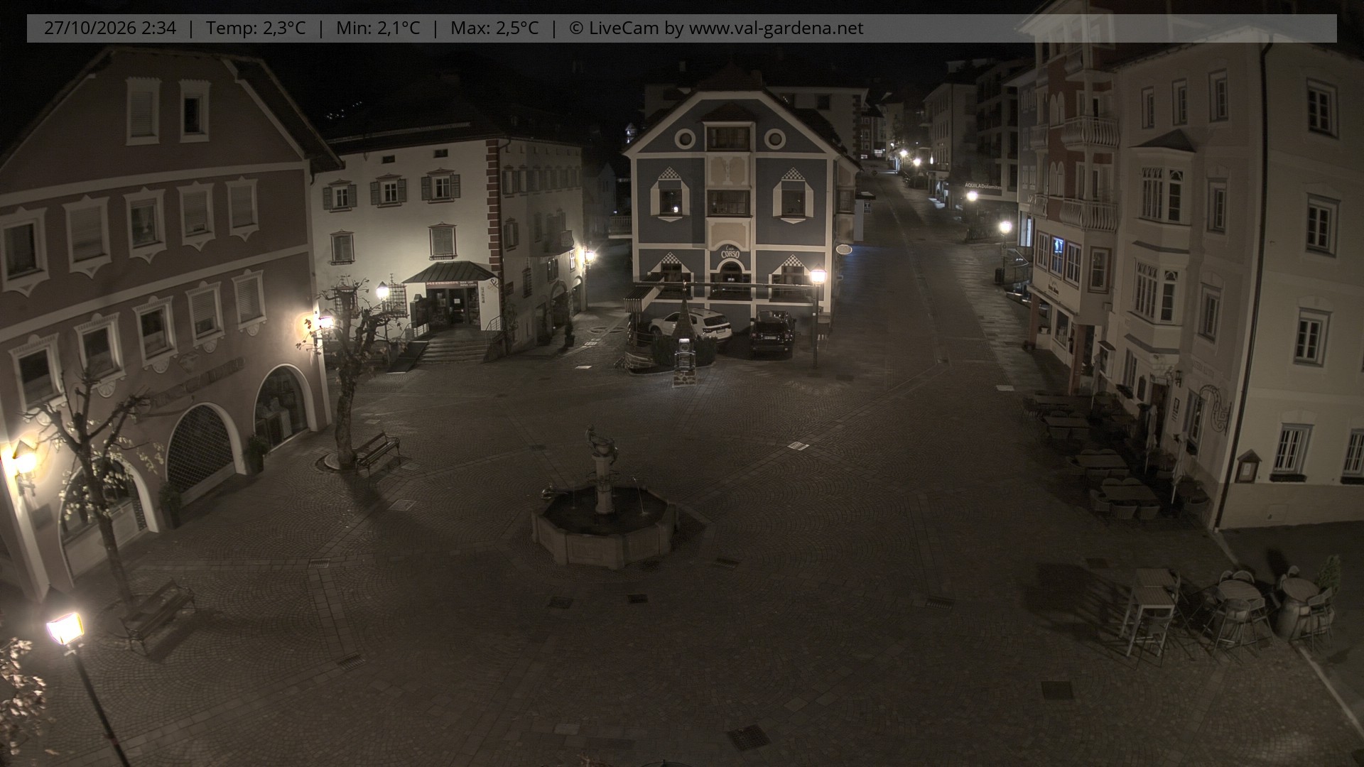 Archiv Foto Webcam St. Ulrich: Dorfzentrum