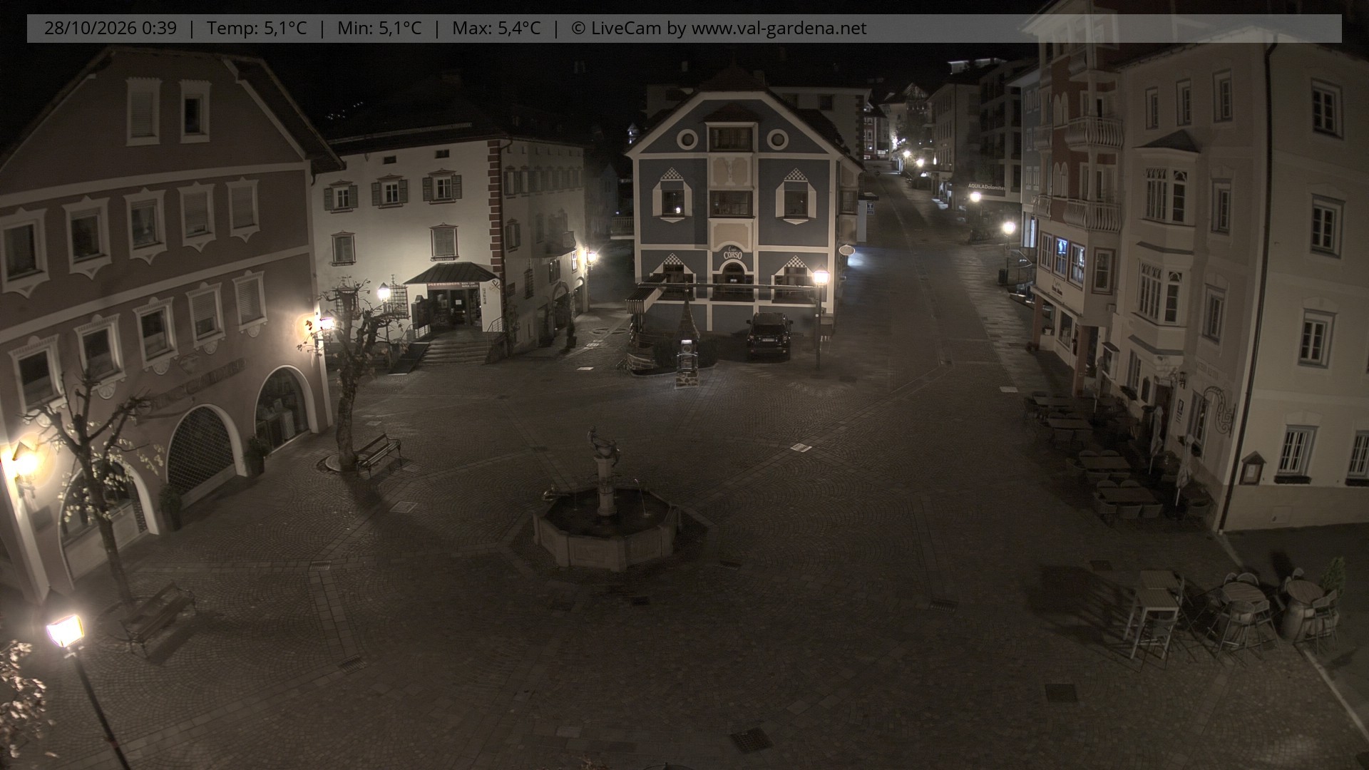 Archiv Foto Webcam St. Ulrich: Dorfzentrum
