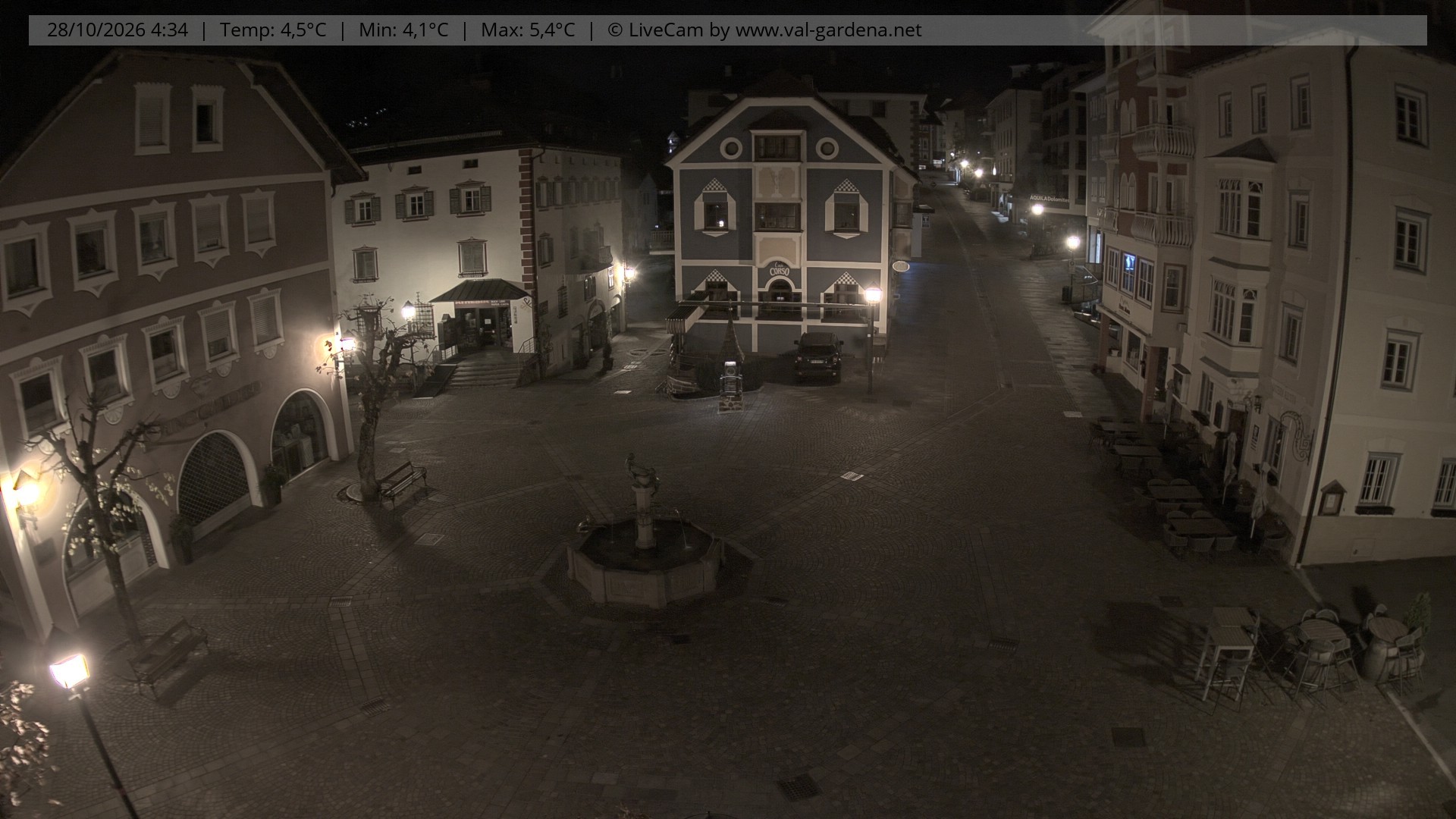 Archiv Foto Webcam St. Ulrich: Dorfzentrum