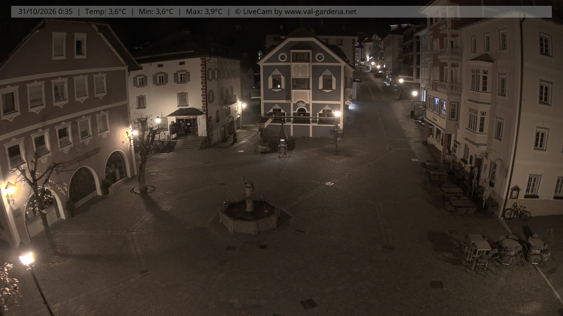 Archiv Foto Webcam St. Ulrich: Dorfzentrum