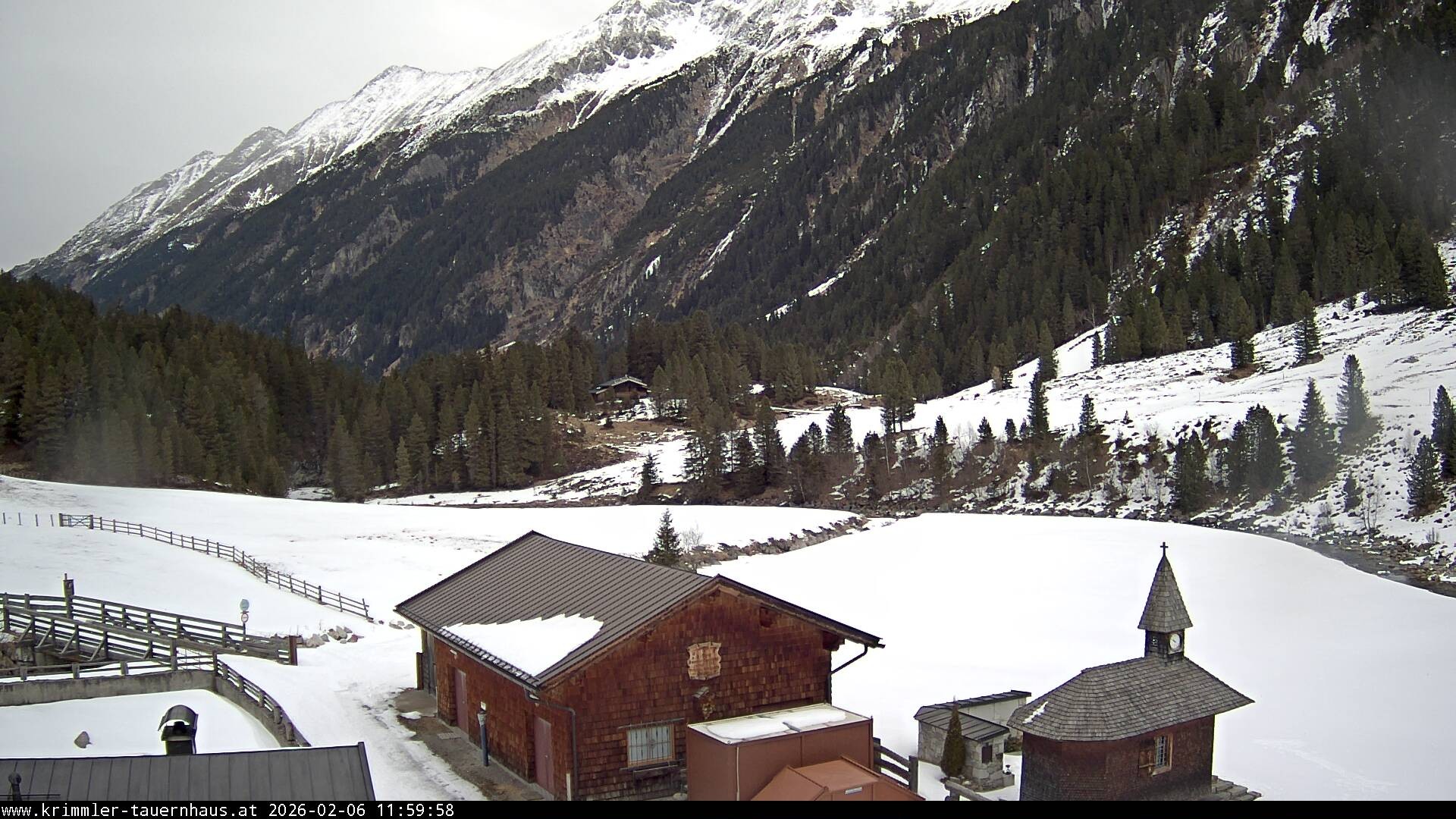Archiv Foto Webcam Krimmler Tauernhaus Süd (Zillertal Arena)