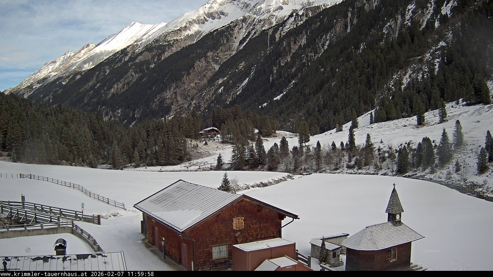Archiv Foto Webcam Krimmler Tauernhaus Süd (Zillertal Arena)