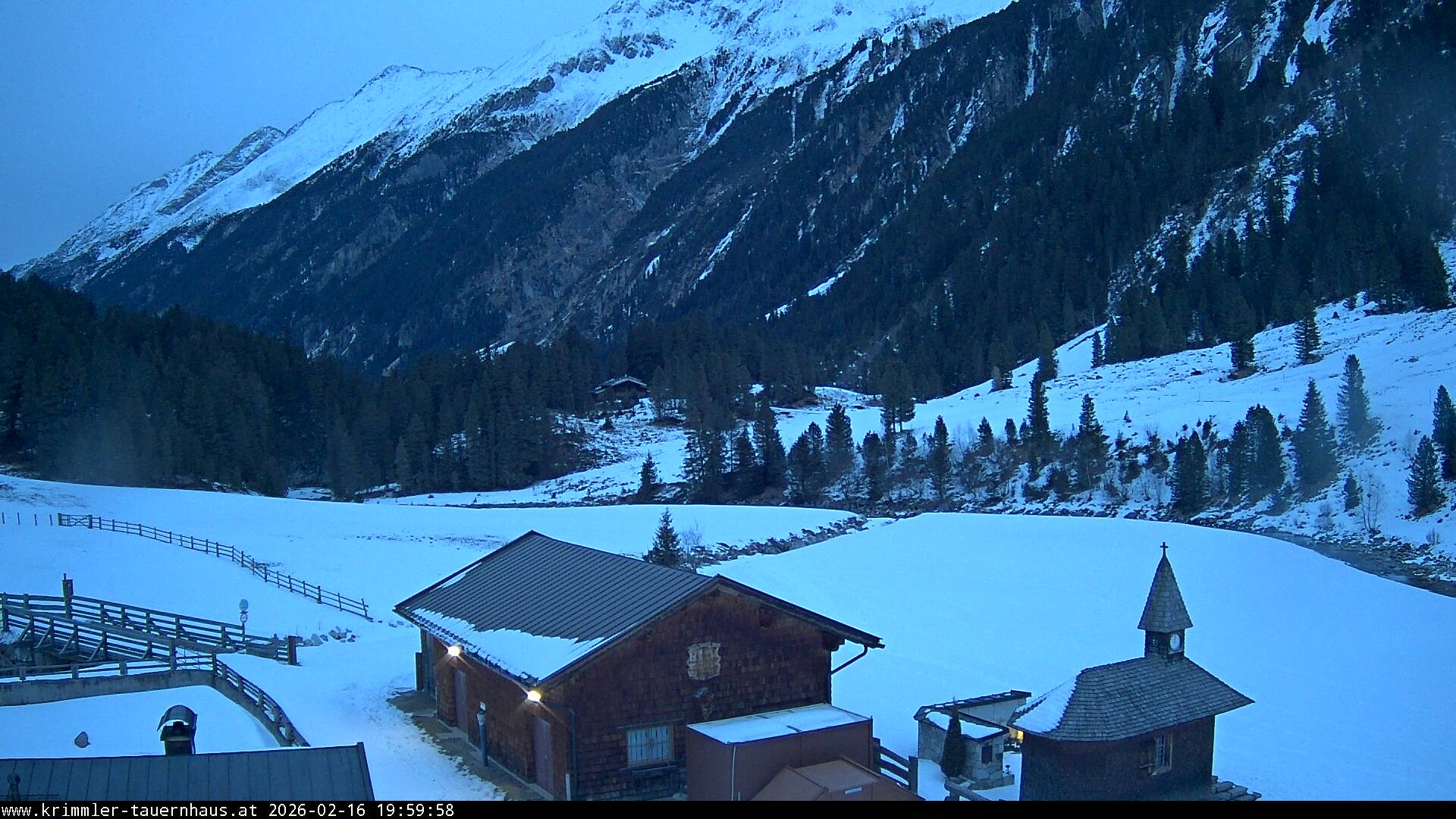 Archiv Foto Webcam Krimmler Tauernhaus Süd (Zillertal Arena)