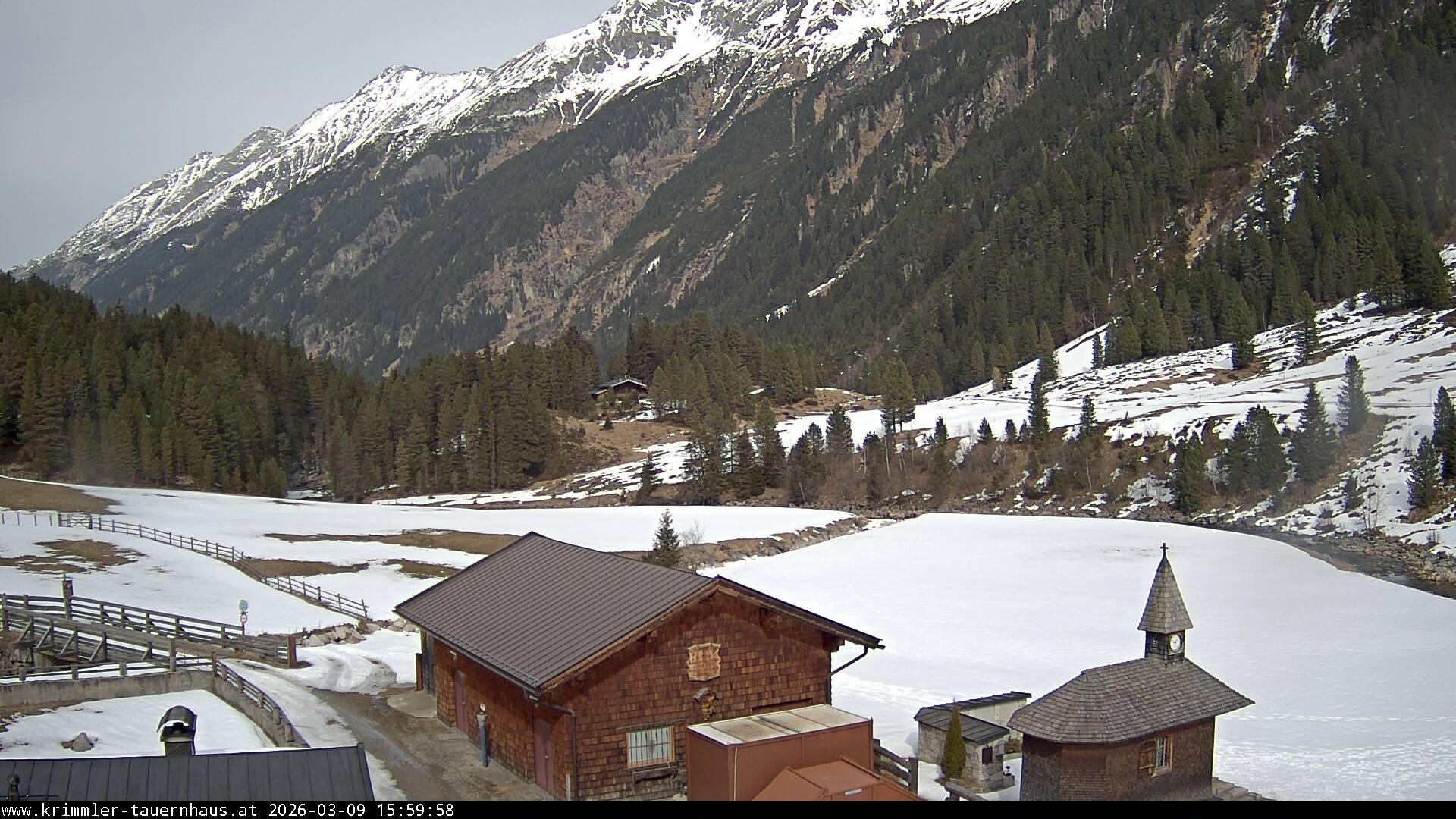 Archiv Foto Webcam Krimmler Tauernhaus Süd (Zillertal Arena)