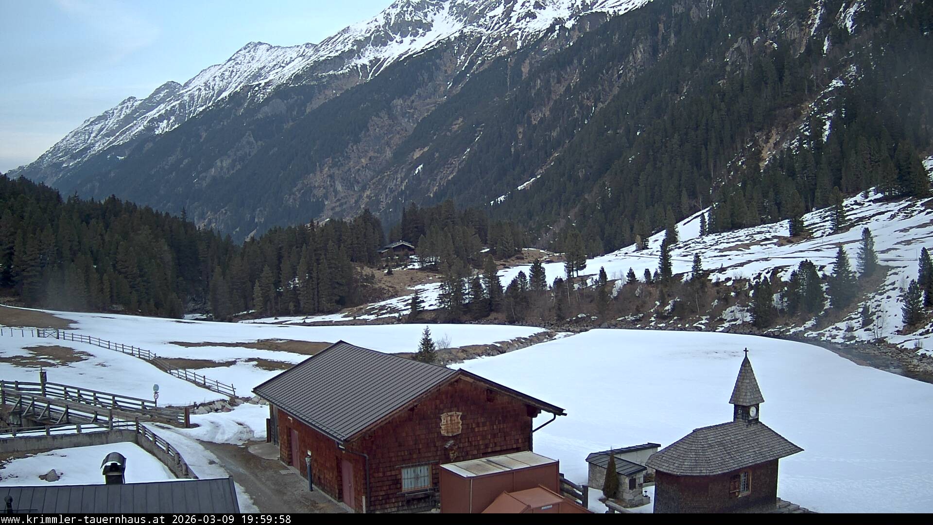 Archiv Foto Webcam Krimmler Tauernhaus Süd (Zillertal Arena)