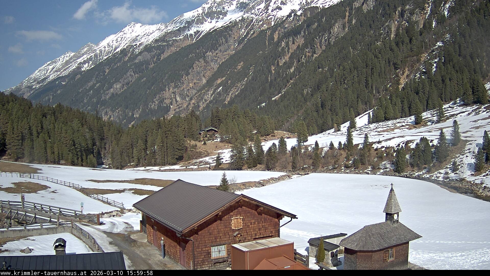 Archiv Foto Webcam Krimmler Tauernhaus Süd (Zillertal Arena)