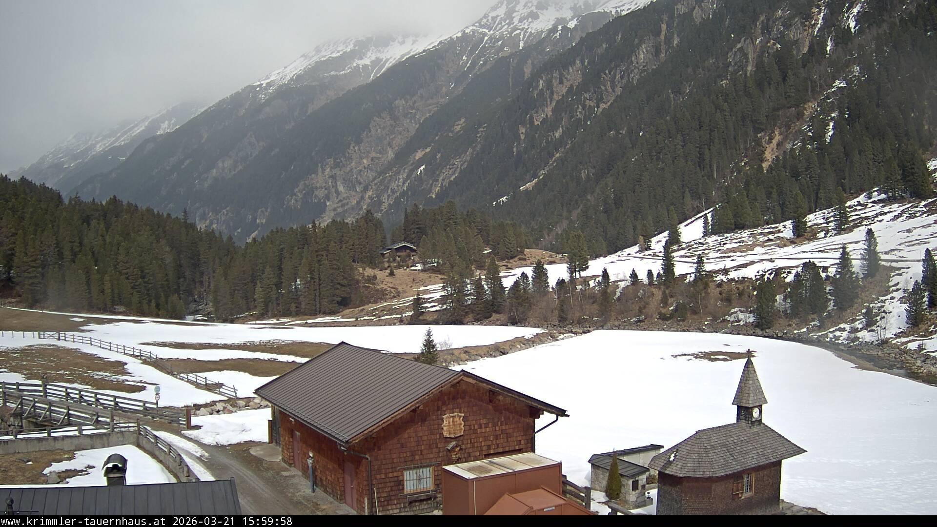 Archiv Foto Webcam Krimmler Tauernhaus Süd (Zillertal Arena)