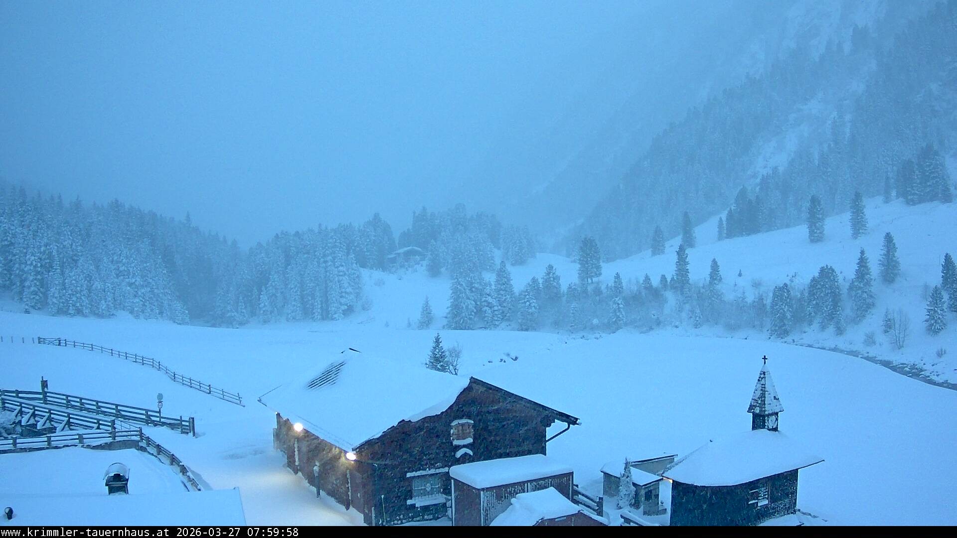 Archiv Foto Webcam Krimmler Tauernhaus Süd (Zillertal Arena)