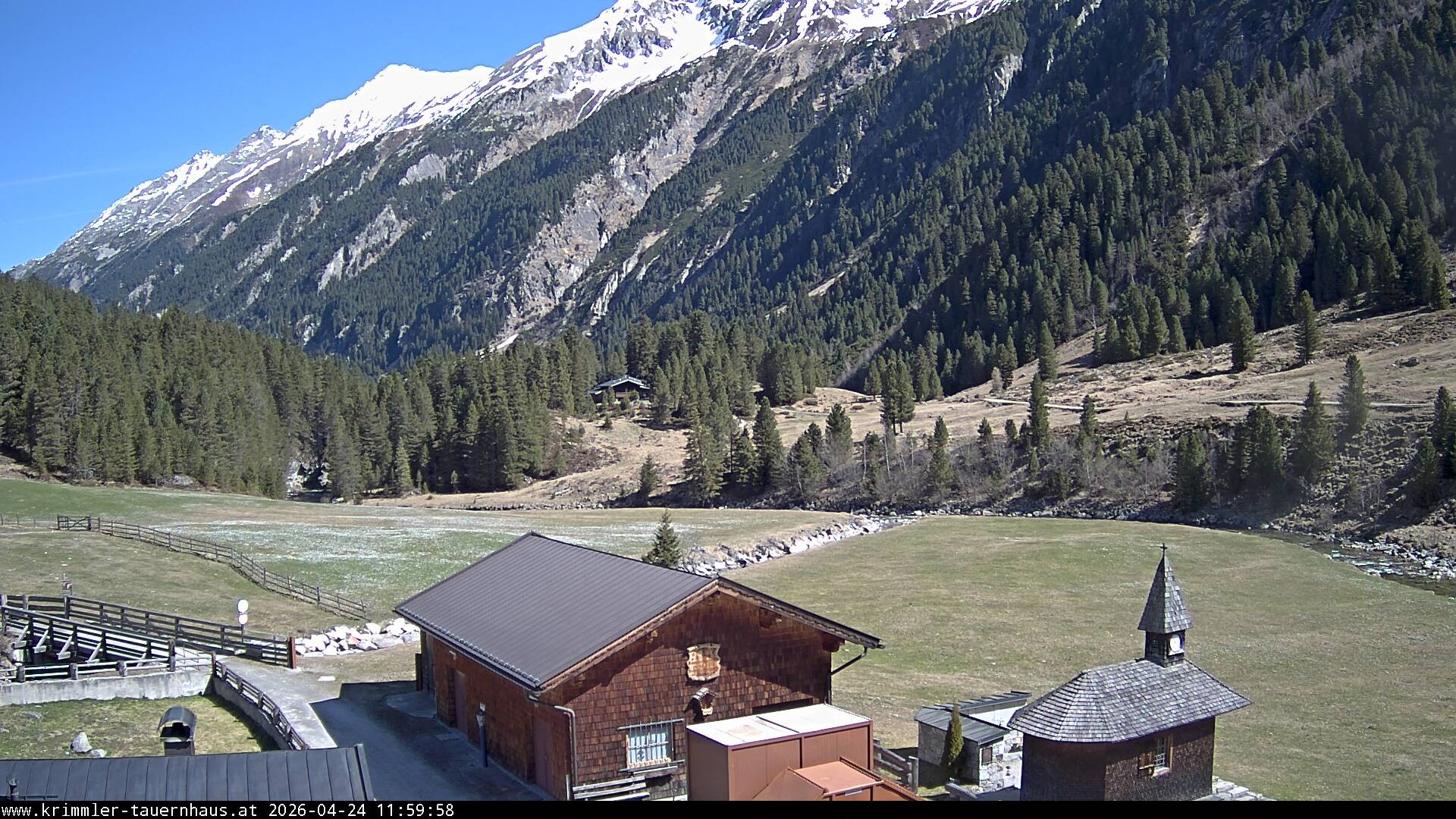 Archiv Foto Webcam Krimmler Tauernhaus Süd (Zillertal Arena)