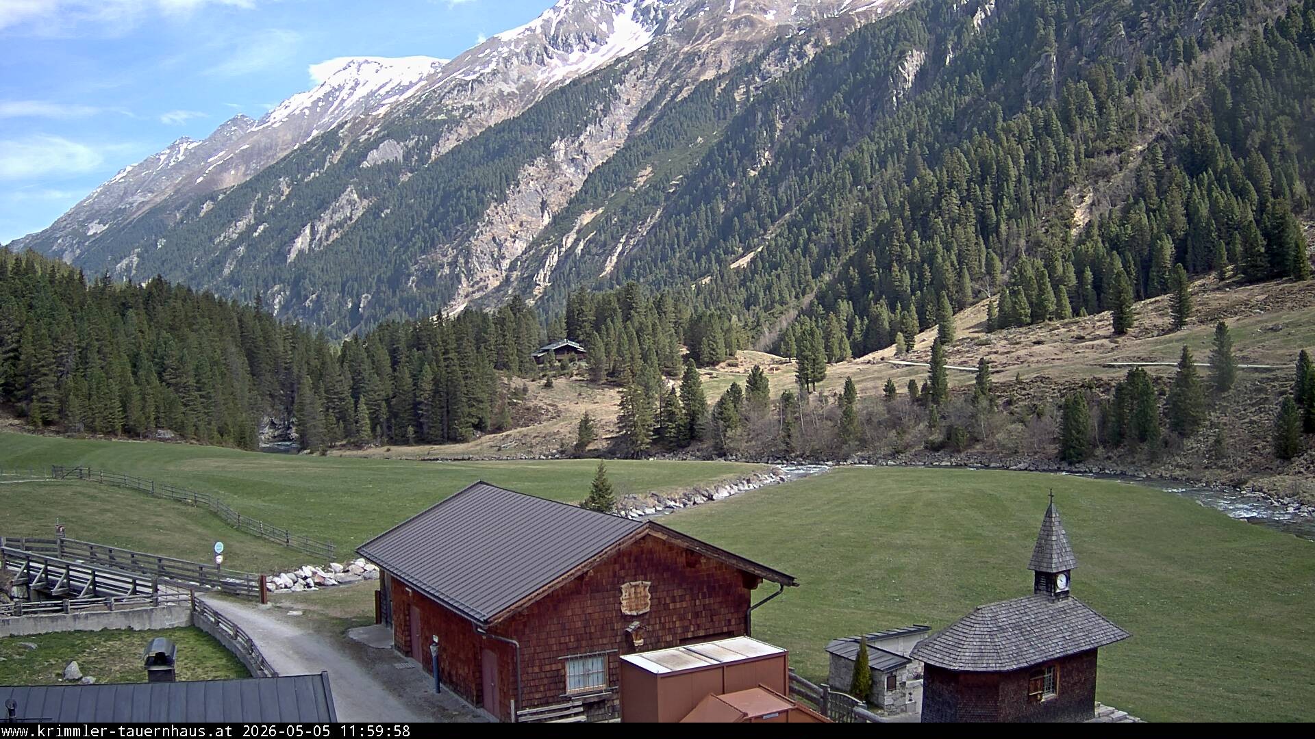 Archiv Foto Webcam Krimmler Tauernhaus Süd (Zillertal Arena)