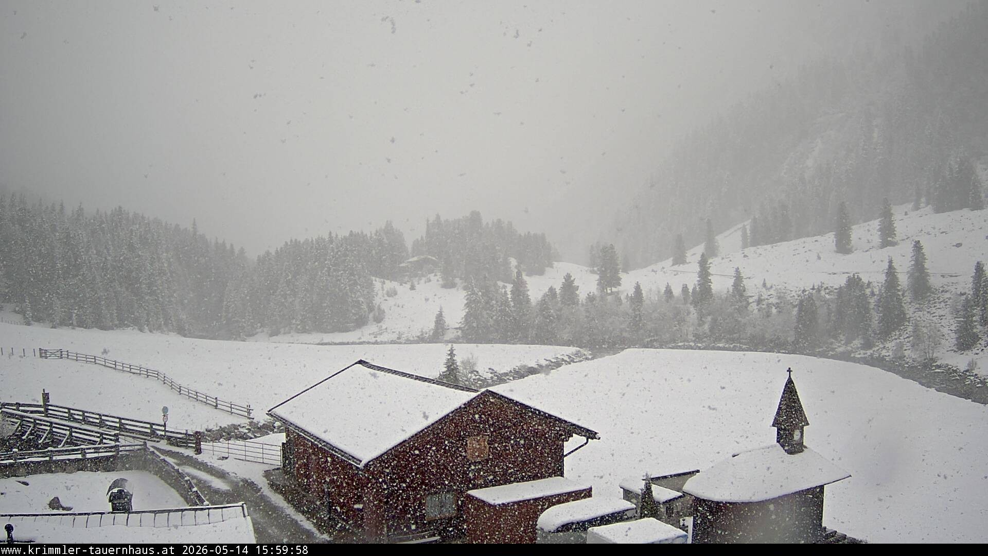 Archiv Foto Webcam Krimmler Tauernhaus Süd (Zillertal Arena)