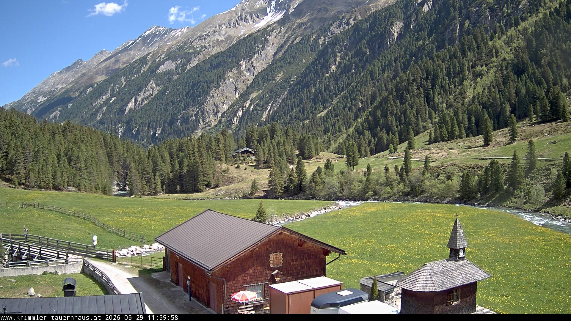 Archiv Foto Webcam Krimmler Tauernhaus Süd (Zillertal Arena)