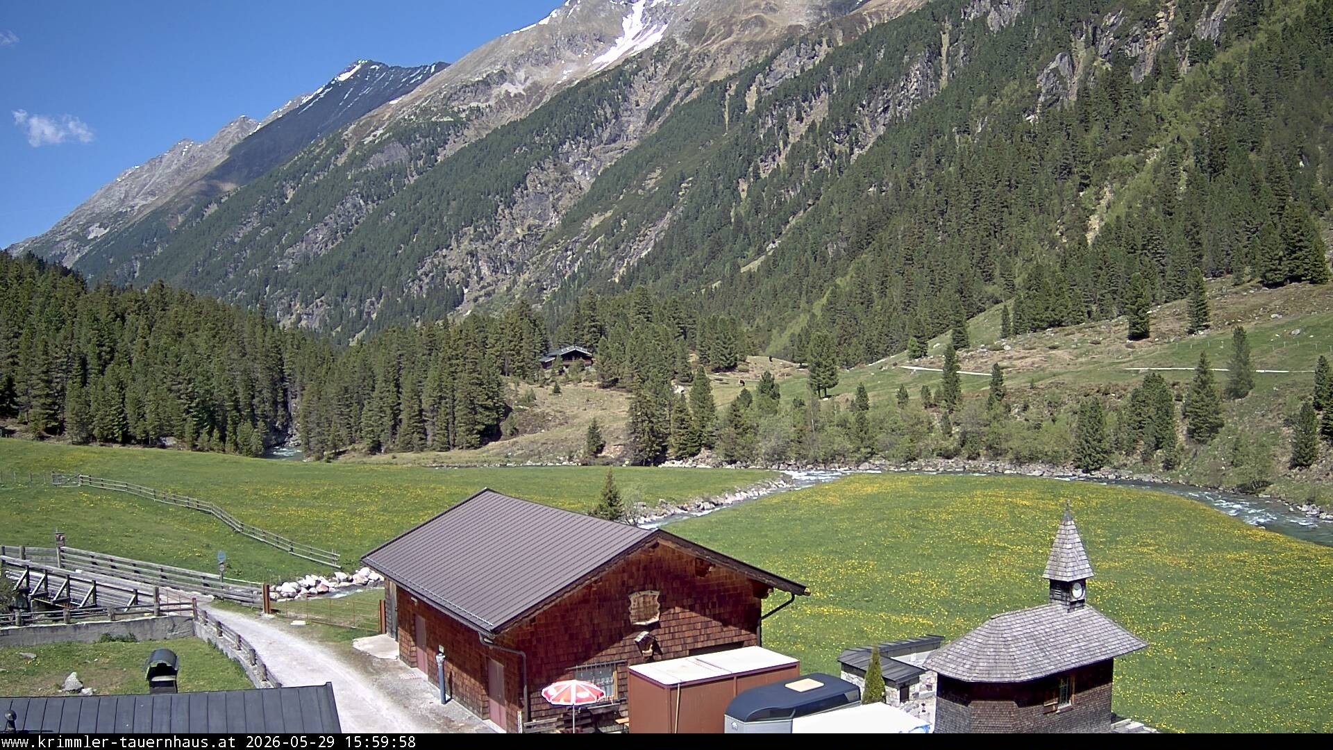 Archiv Foto Webcam Krimmler Tauernhaus Süd (Zillertal Arena)