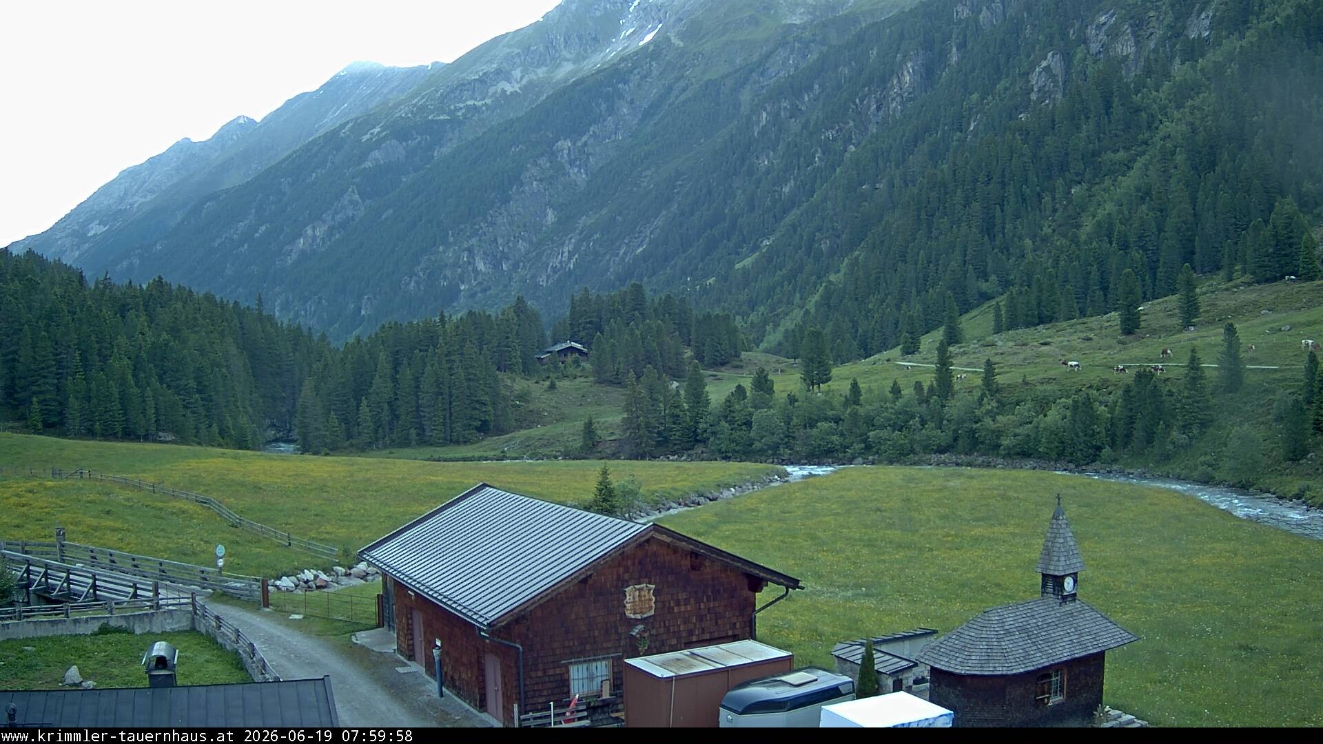Archiv Foto Webcam Krimmler Tauernhaus Süd (Zillertal Arena)