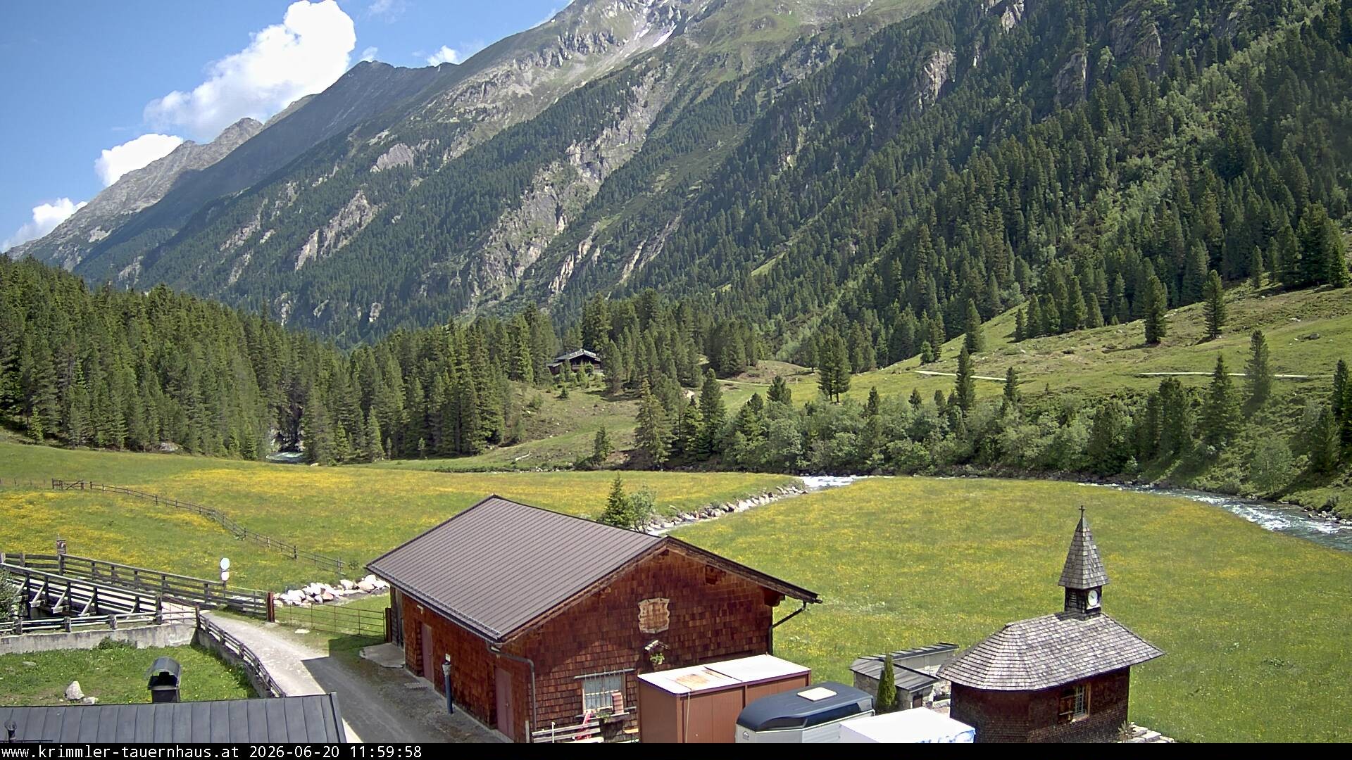 Archiv Foto Webcam Krimmler Tauernhaus Süd (Zillertal Arena)
