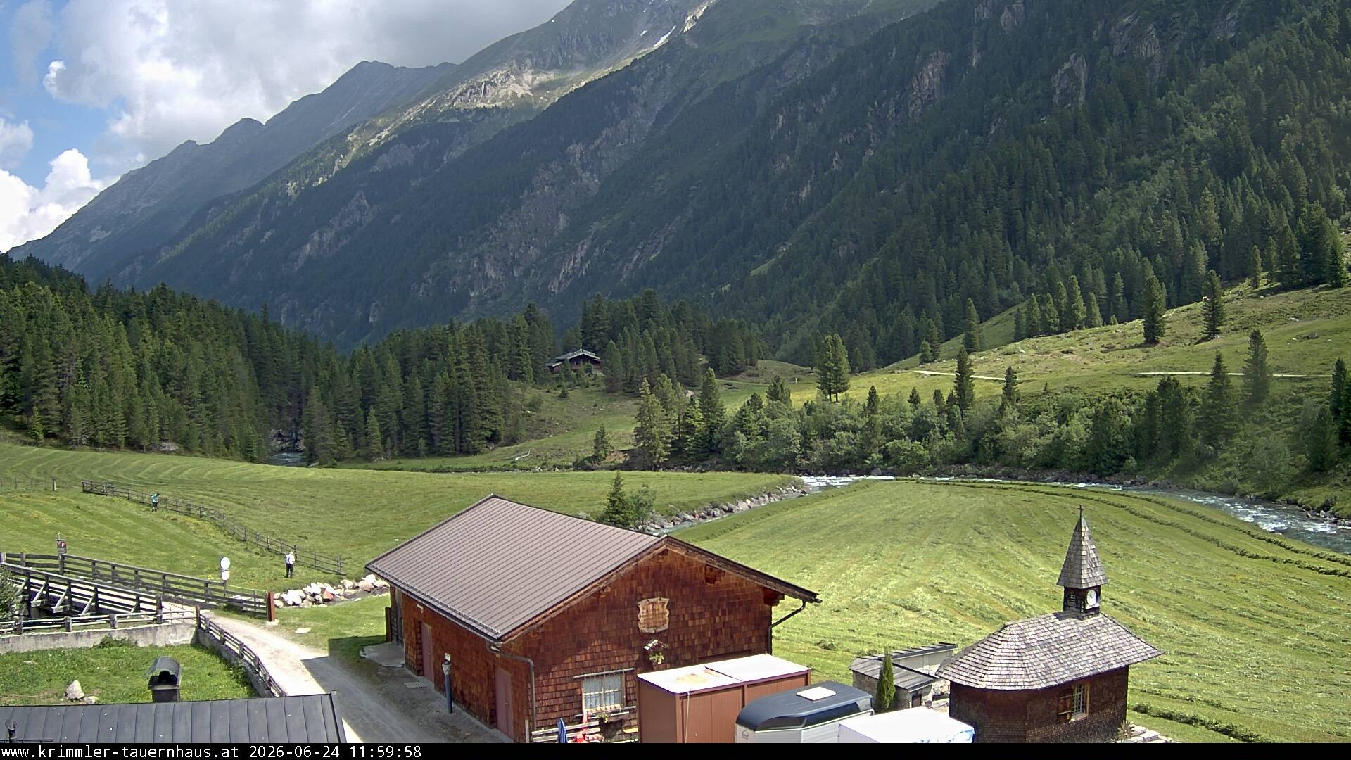 Archiv Foto Webcam Krimmler Tauernhaus Süd (Zillertal Arena)