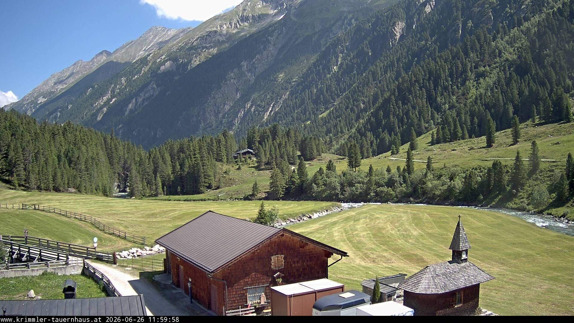 Archiv Foto Webcam Krimmler Tauernhaus Süd (Zillertal Arena)