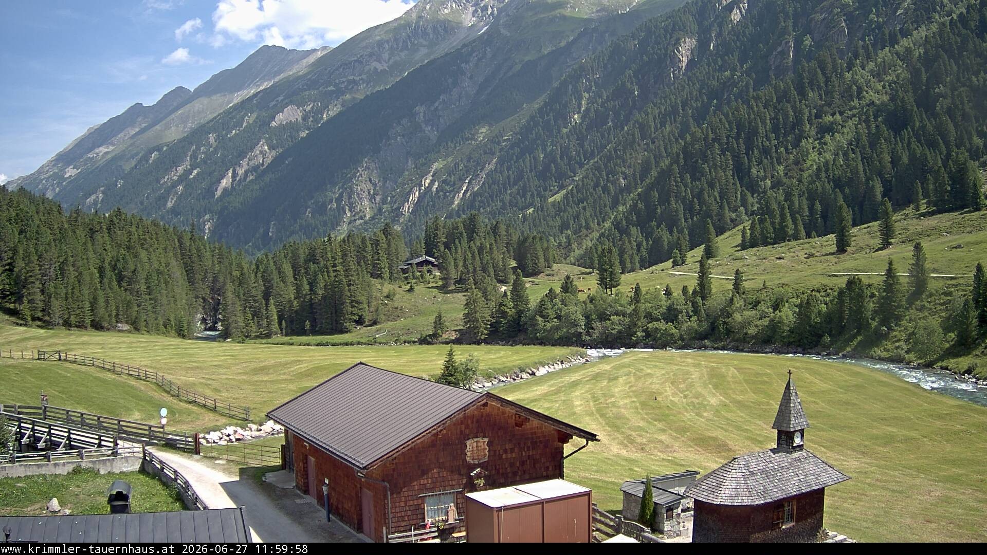 Archiv Foto Webcam Krimmler Tauernhaus Süd (Zillertal Arena)