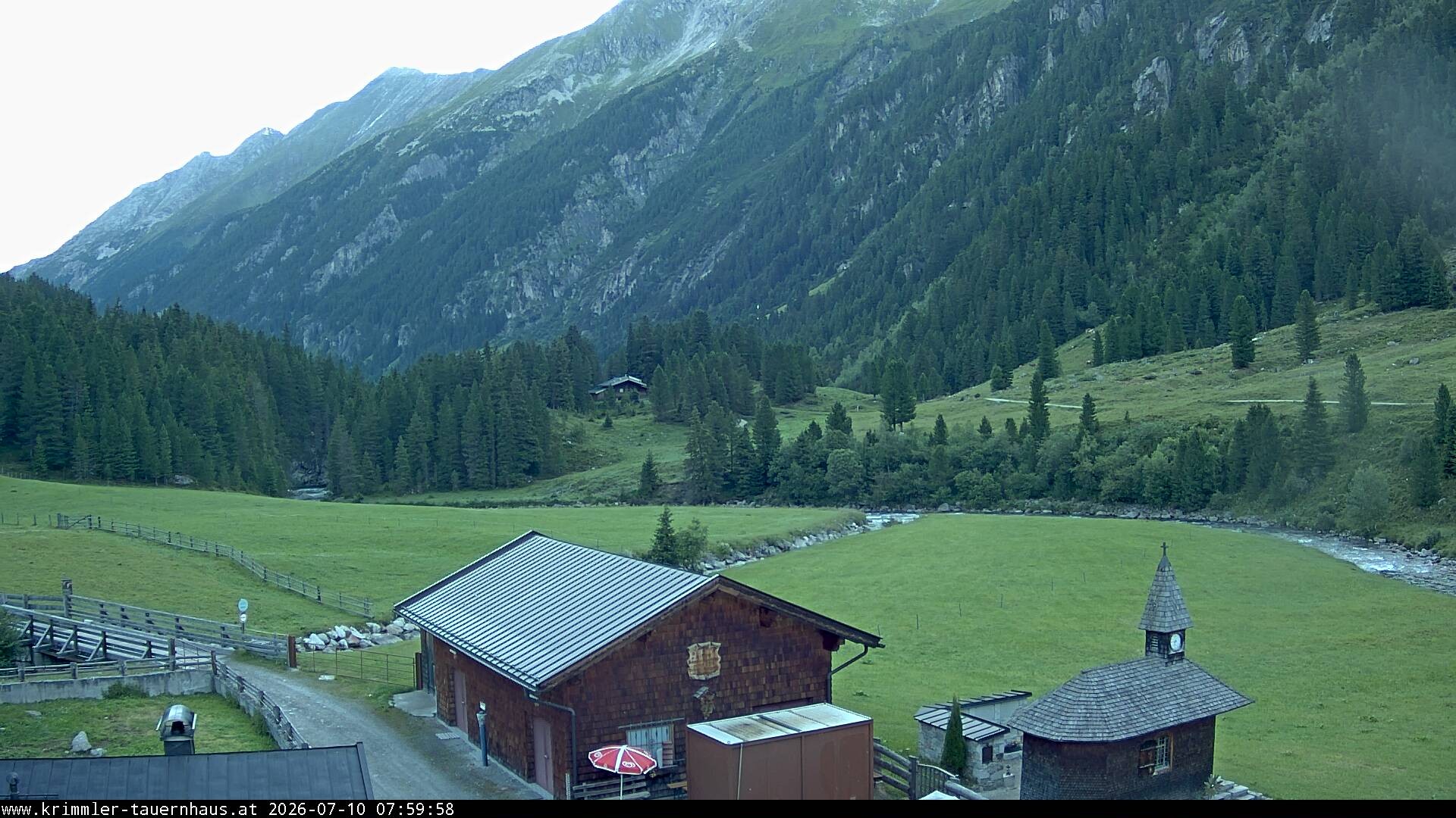 Archiv Foto Webcam Krimmler Tauernhaus Süd (Zillertal Arena)