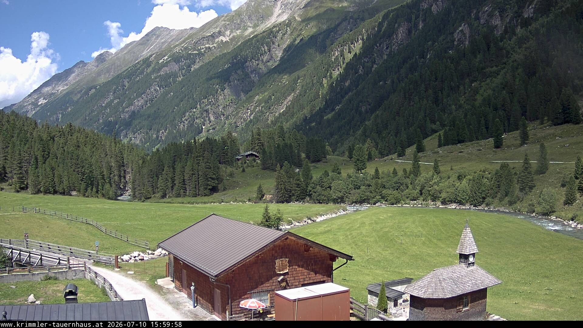 Archiv Foto Webcam Krimmler Tauernhaus Süd (Zillertal Arena)