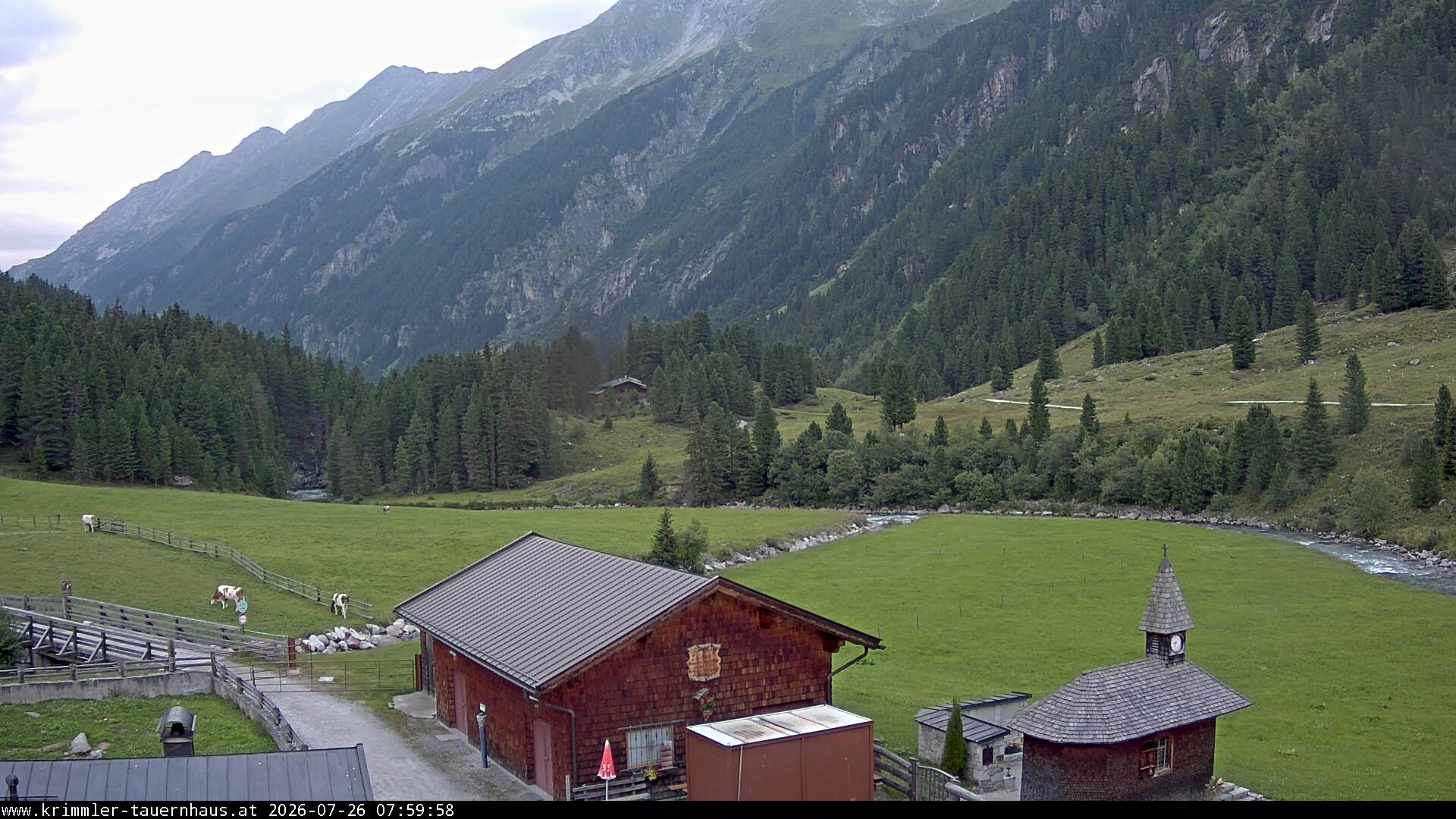 Archiv Foto Webcam Krimmler Tauernhaus Süd (Zillertal Arena)
