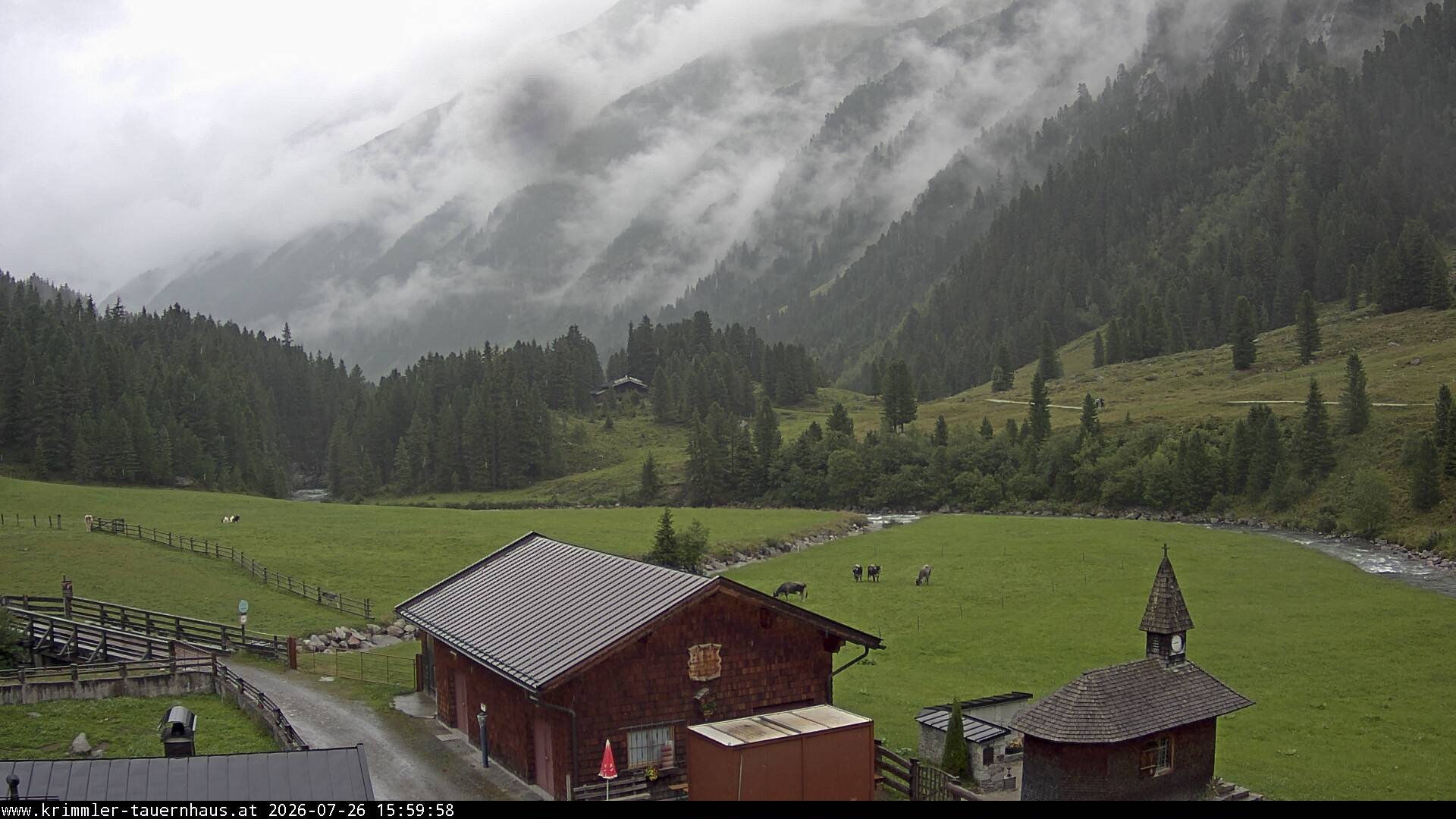 Archiv Foto Webcam Krimmler Tauernhaus Süd (Zillertal Arena)