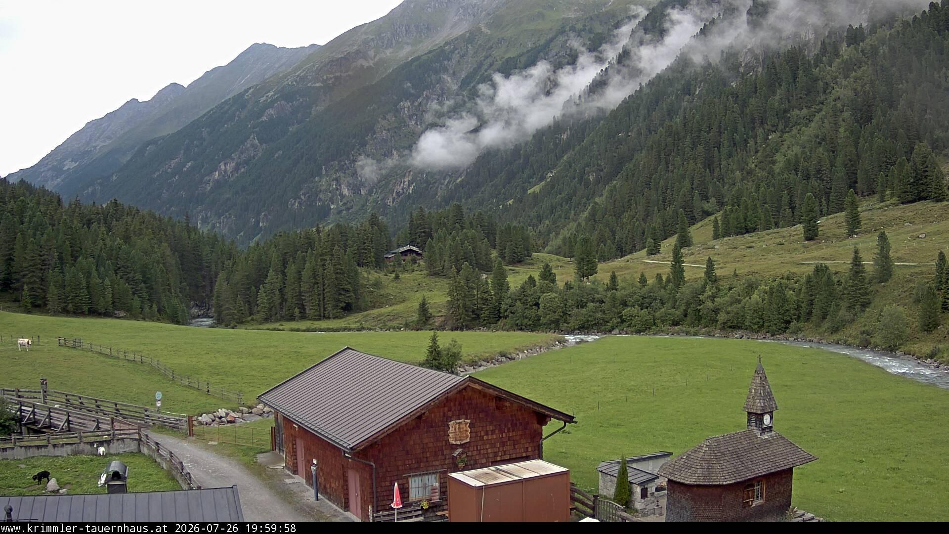 Archiv Foto Webcam Krimmler Tauernhaus Süd (Zillertal Arena)