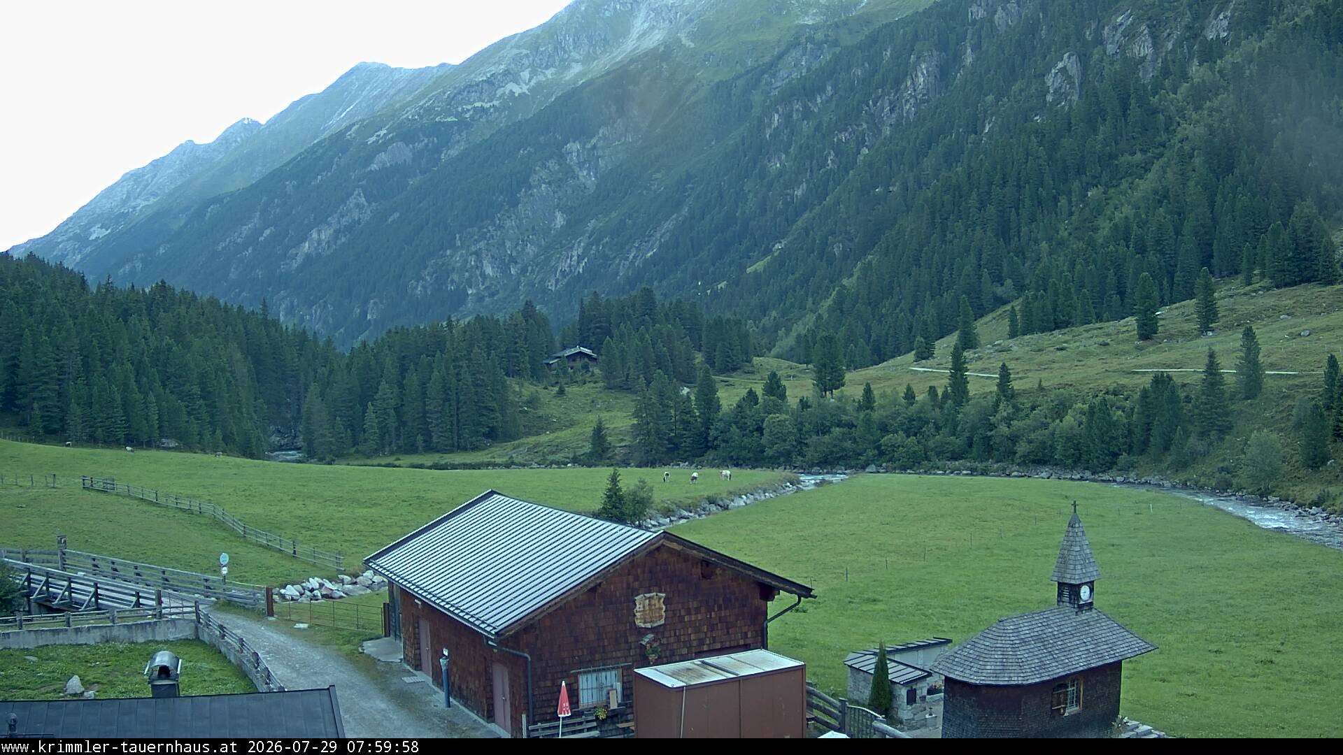 Archiv Foto Webcam Krimmler Tauernhaus Süd (Zillertal Arena)
